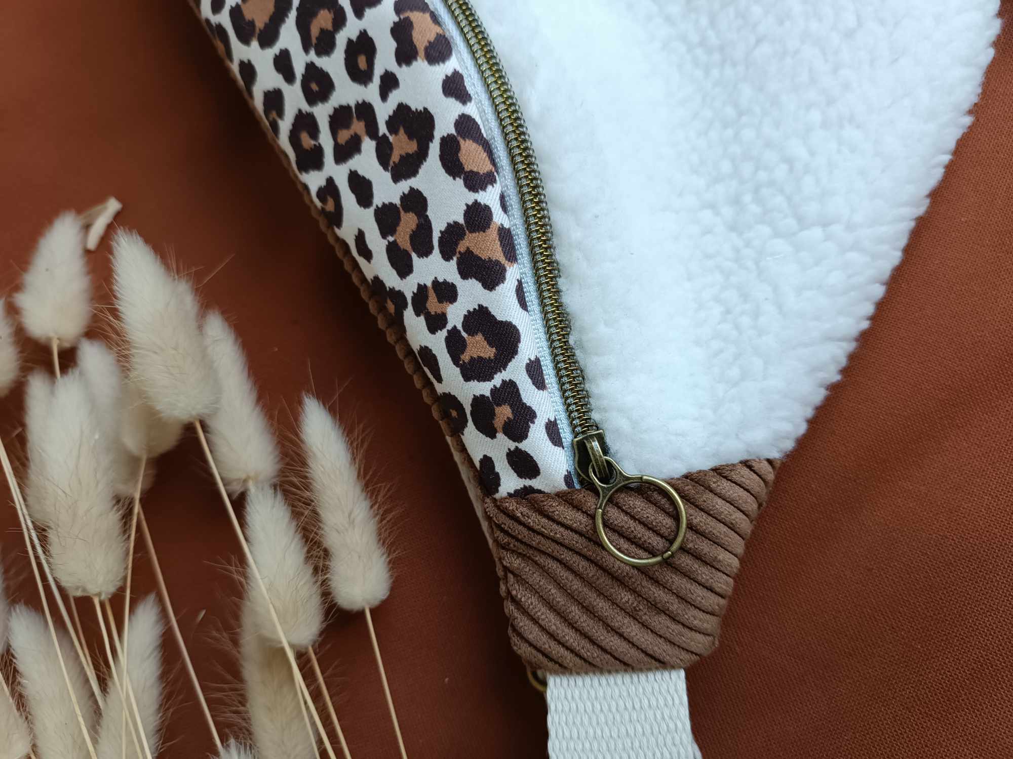 Sac Banane XL Moumoute et Léopard