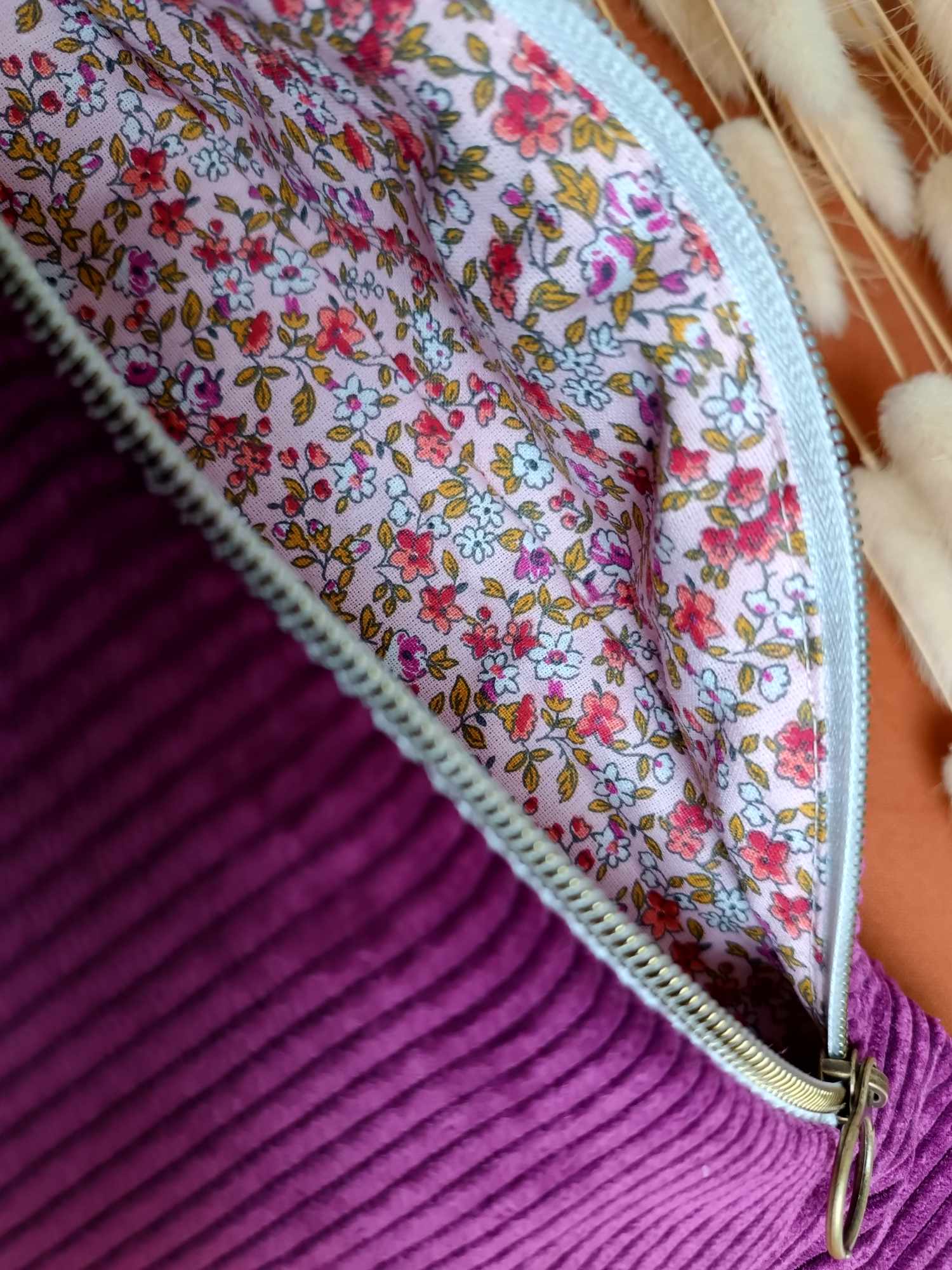 Sac Banane - Velours - Les unies - Violet