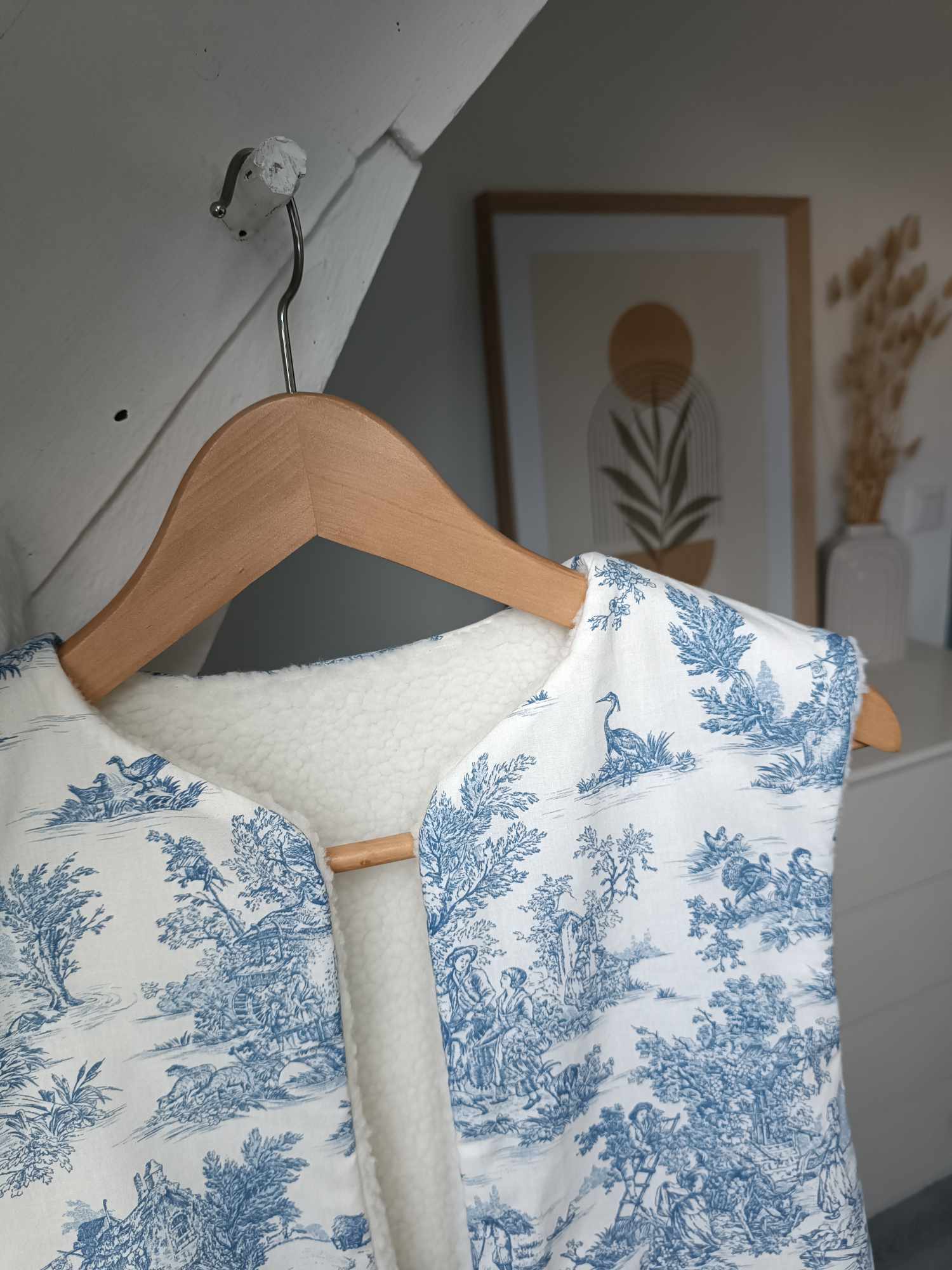 Gilet de berger réversible femme