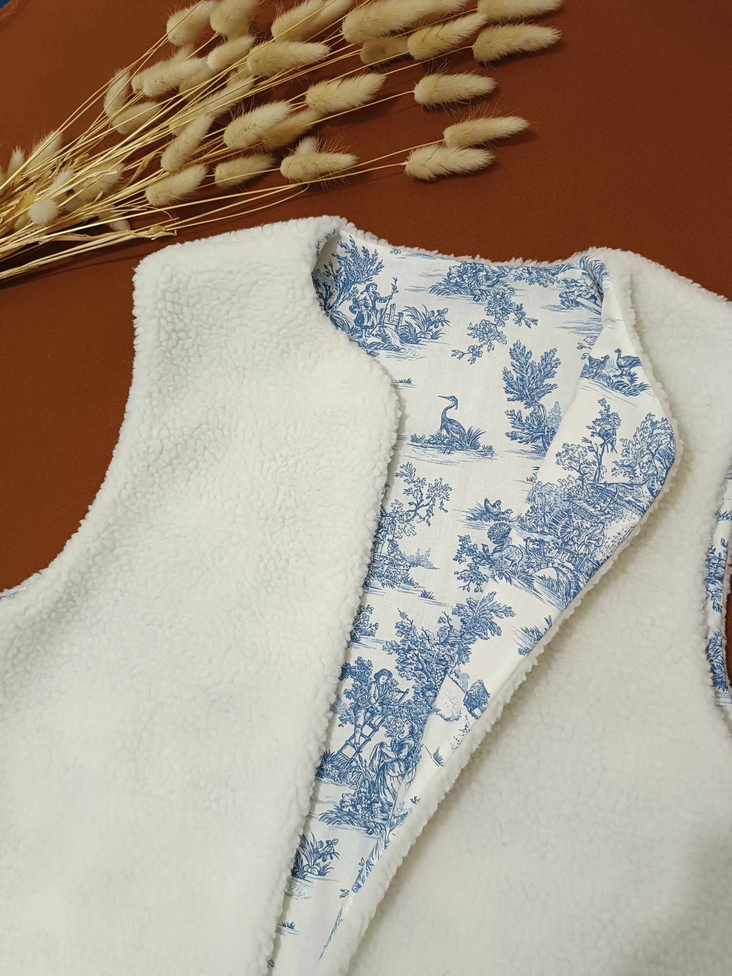 Gilet de berger réversible femme