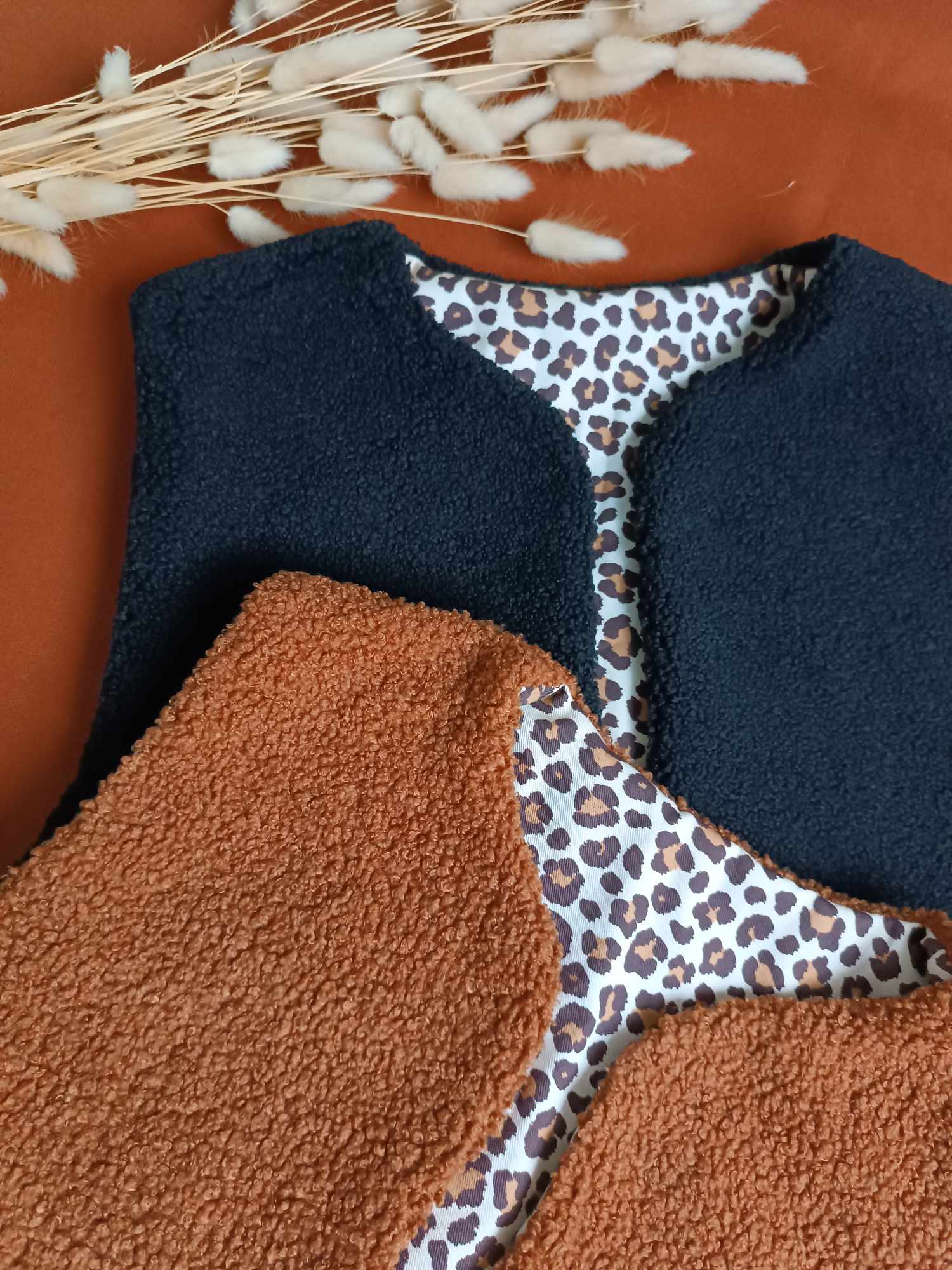 Gilet de berger réversible femme TEDDY bouclette