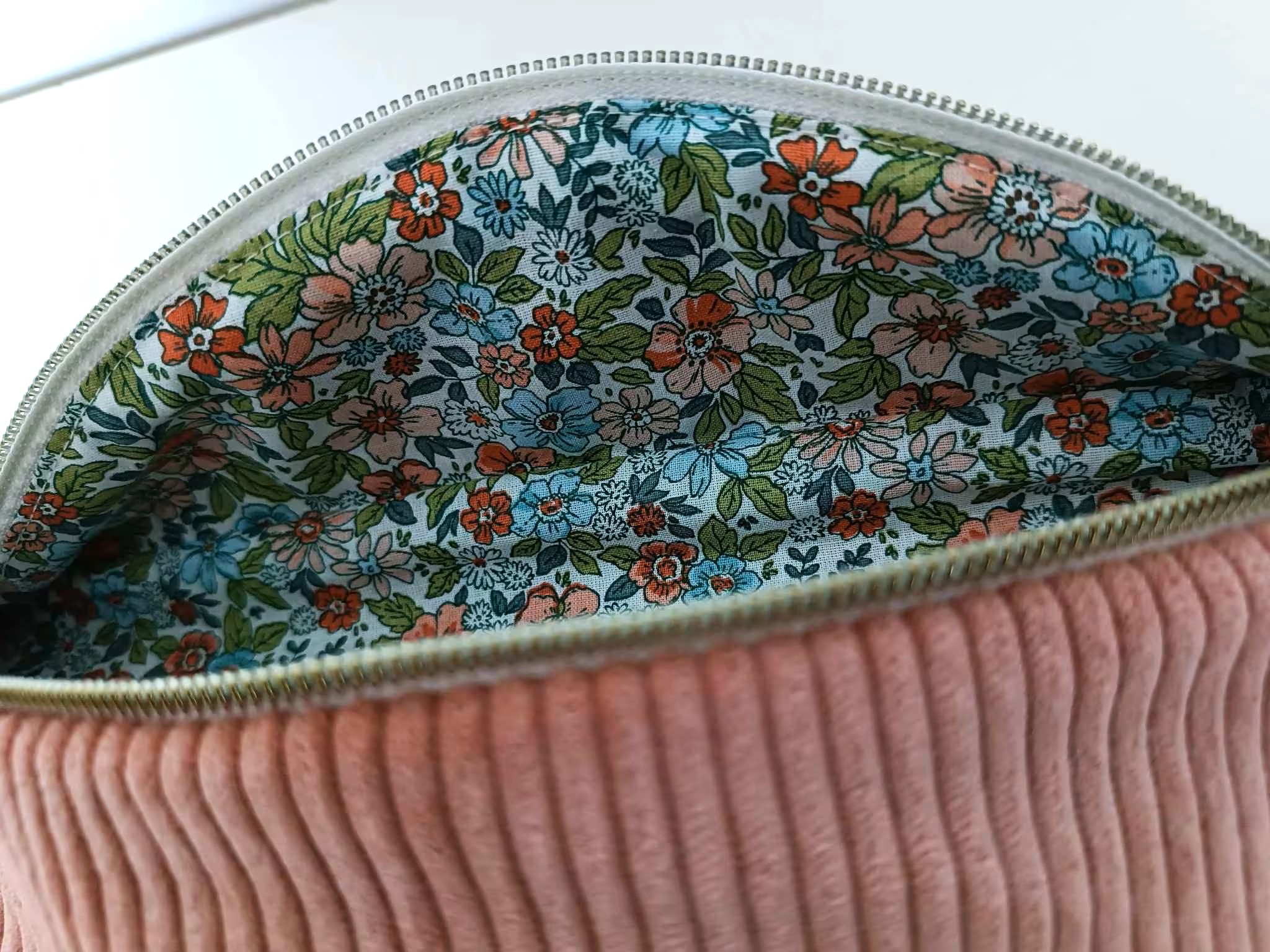 Sac Banane - Velours - Les unies - Rose vieux