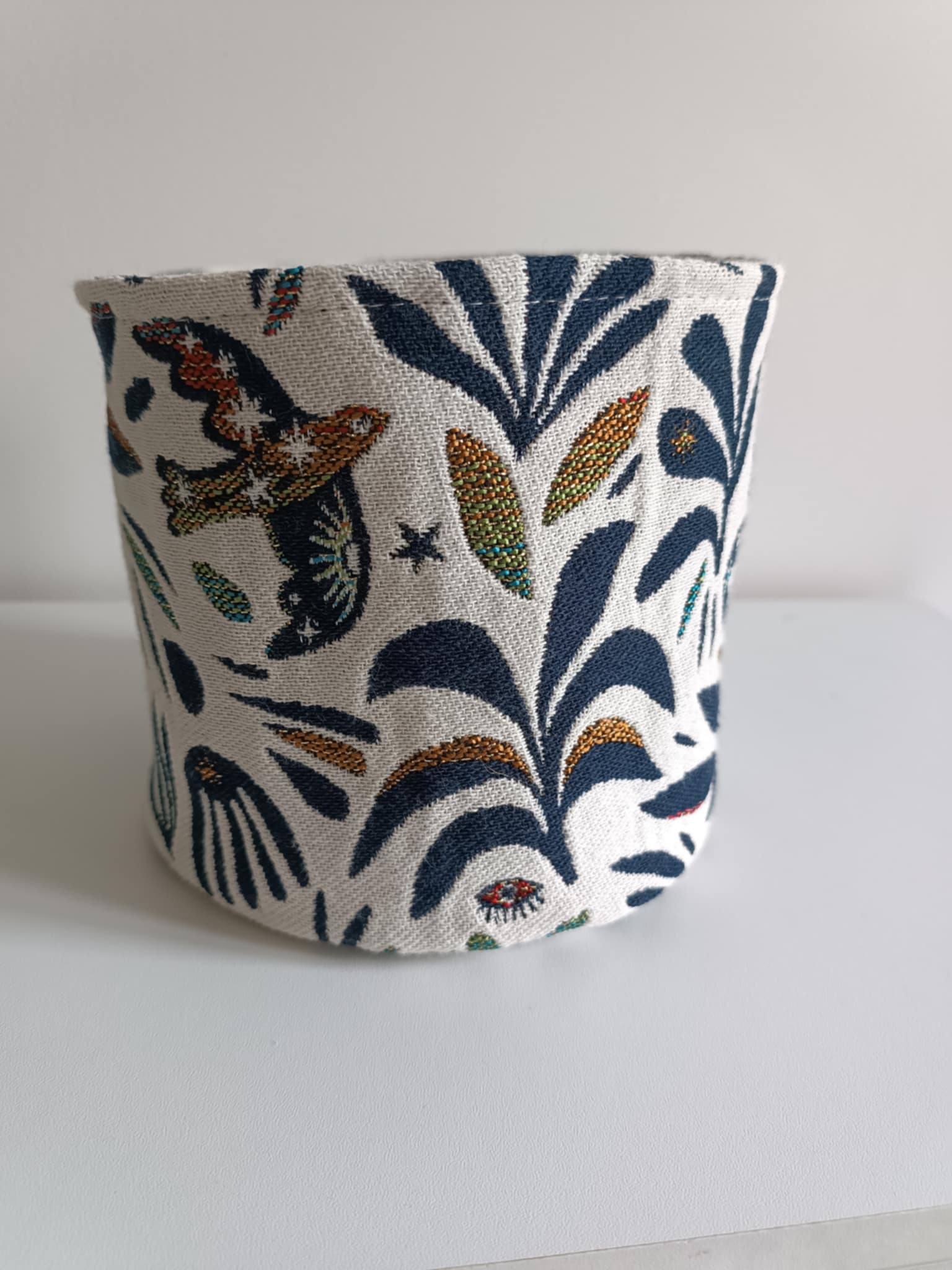 Cache-pot en tissu ø16cm,motif mistique