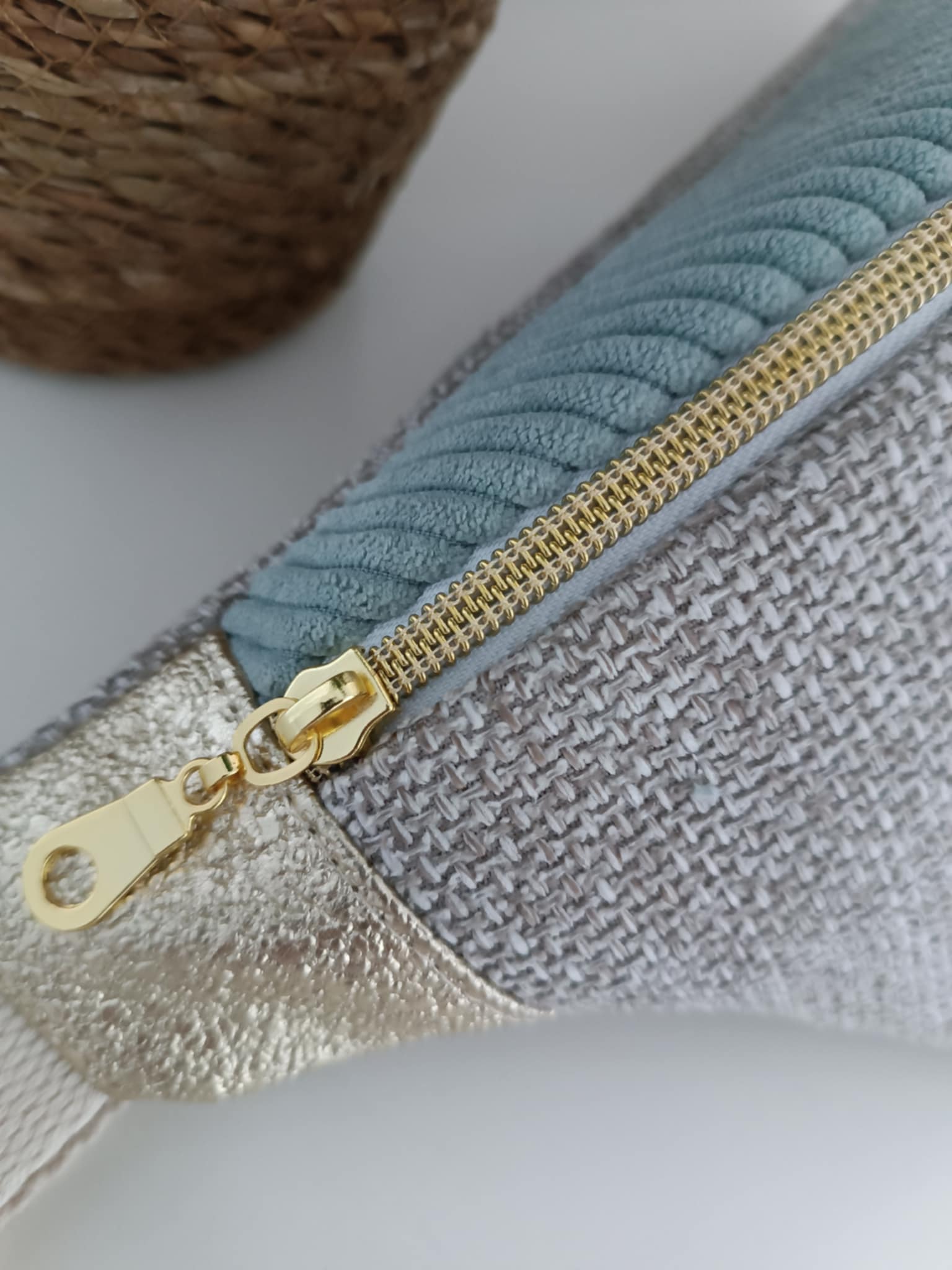 Sac Banane - Avoine - Vert d'eau