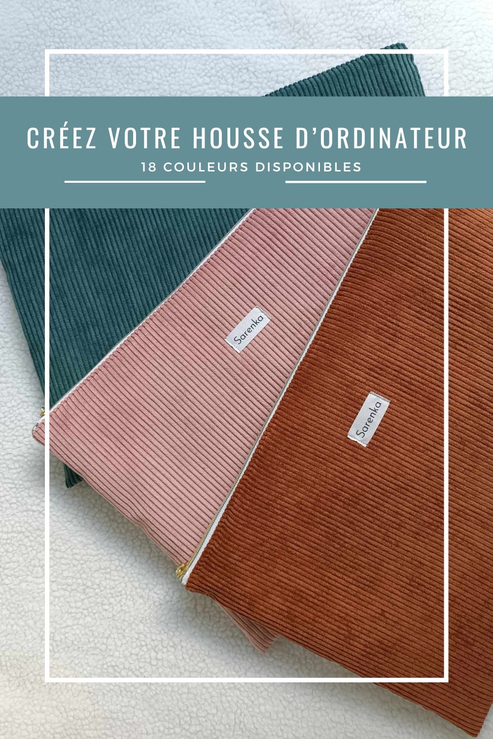 Housse pour ordinateur ou tablette personnalisée