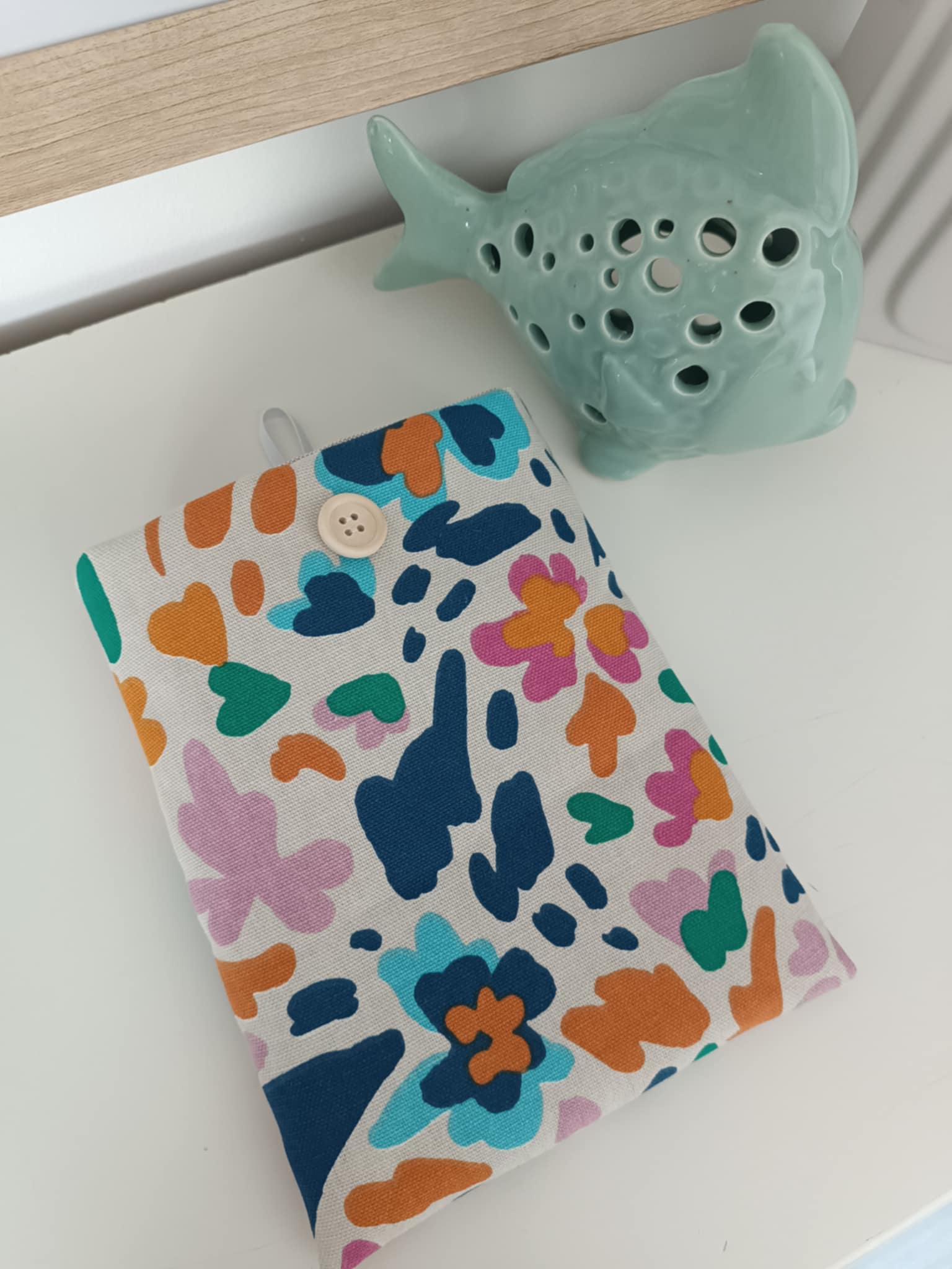 Pochette livre fleuri