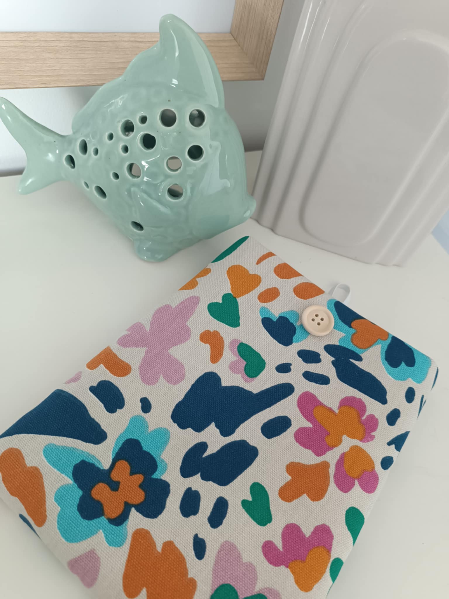 Pochette livre fleuri