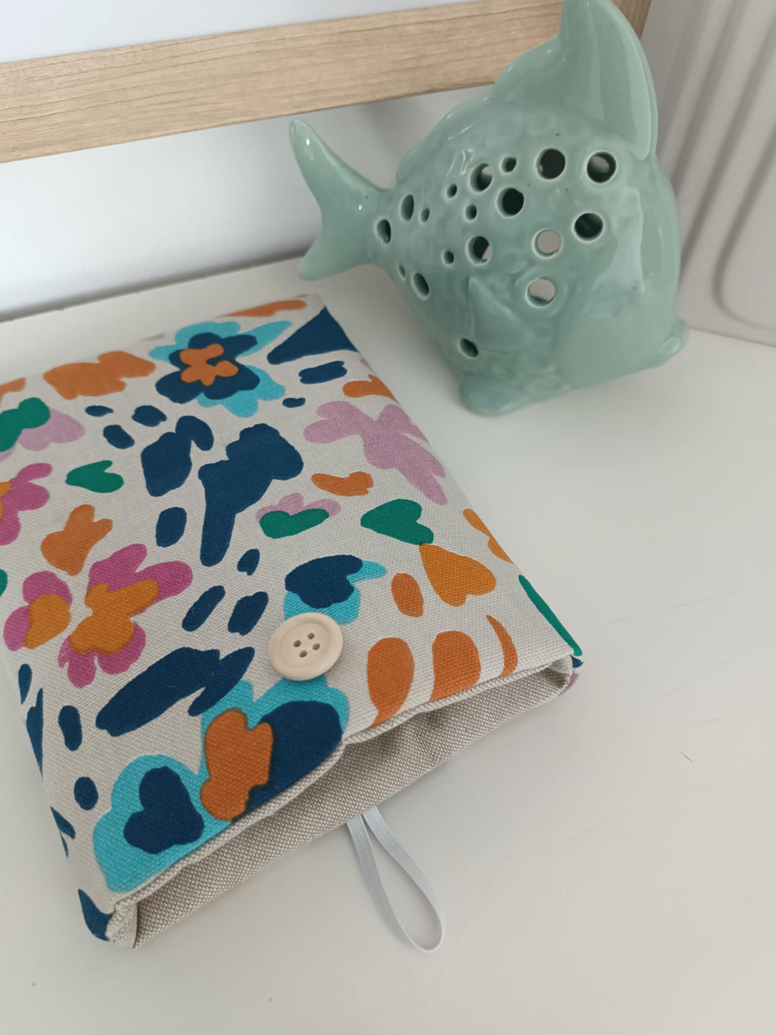 Pochette livre fleuri