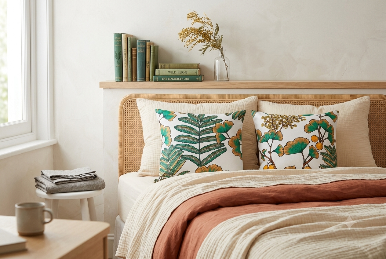 Housse de coussin - Gingko