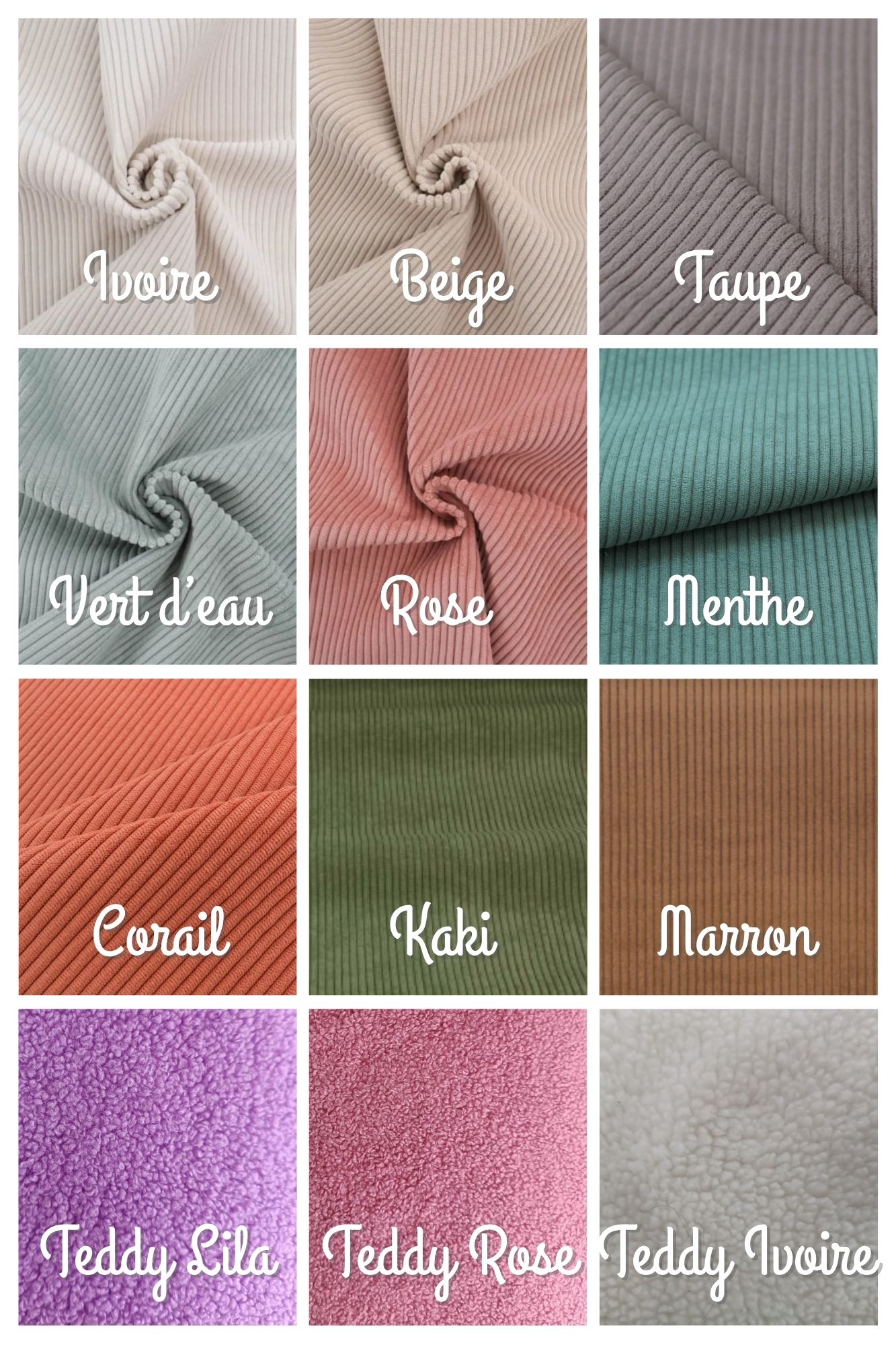 Sac Banane - Unie personalisée velours côtelé