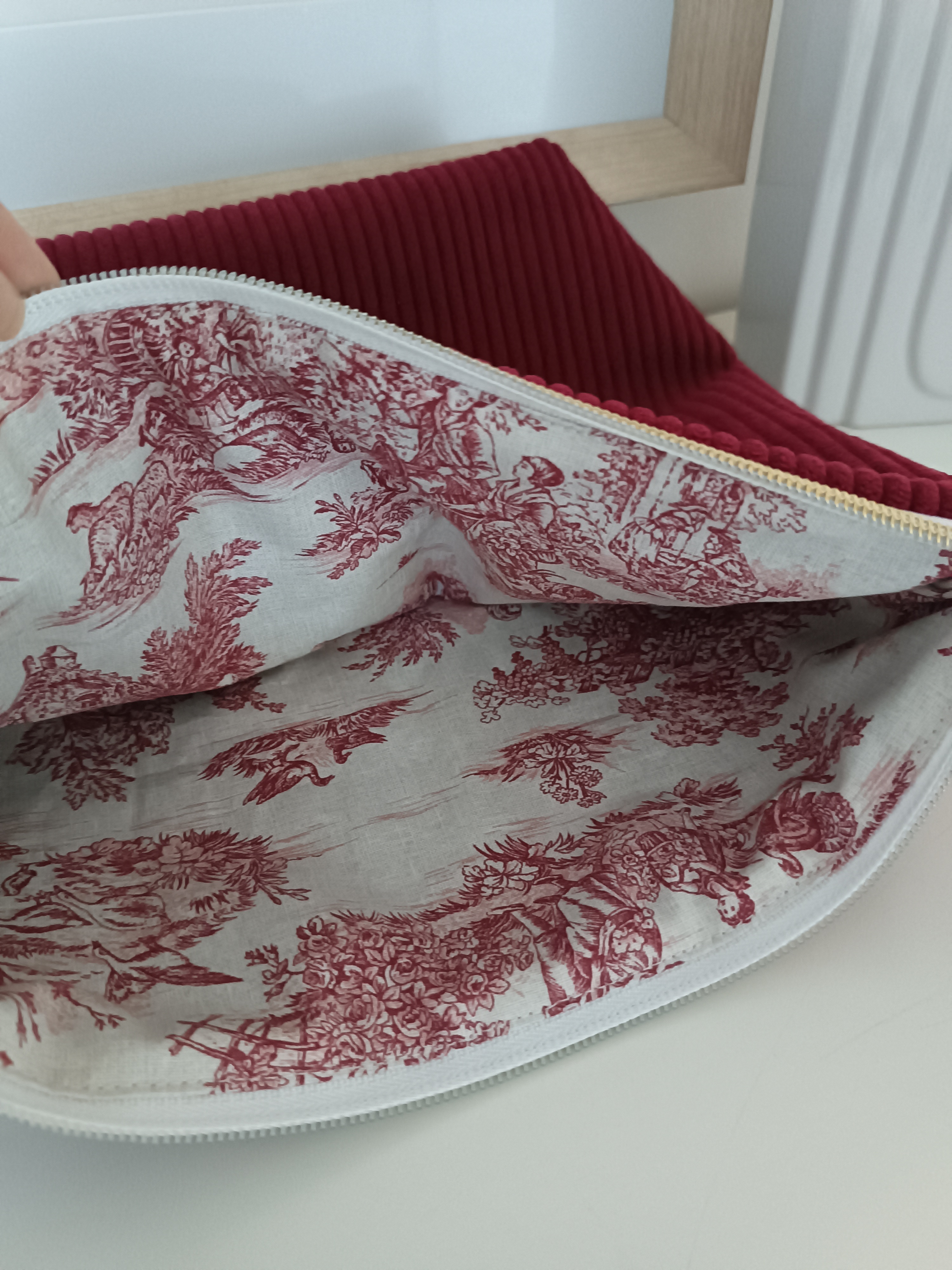 Trousses de toilette et maquillage | Velours intérieur Jouy