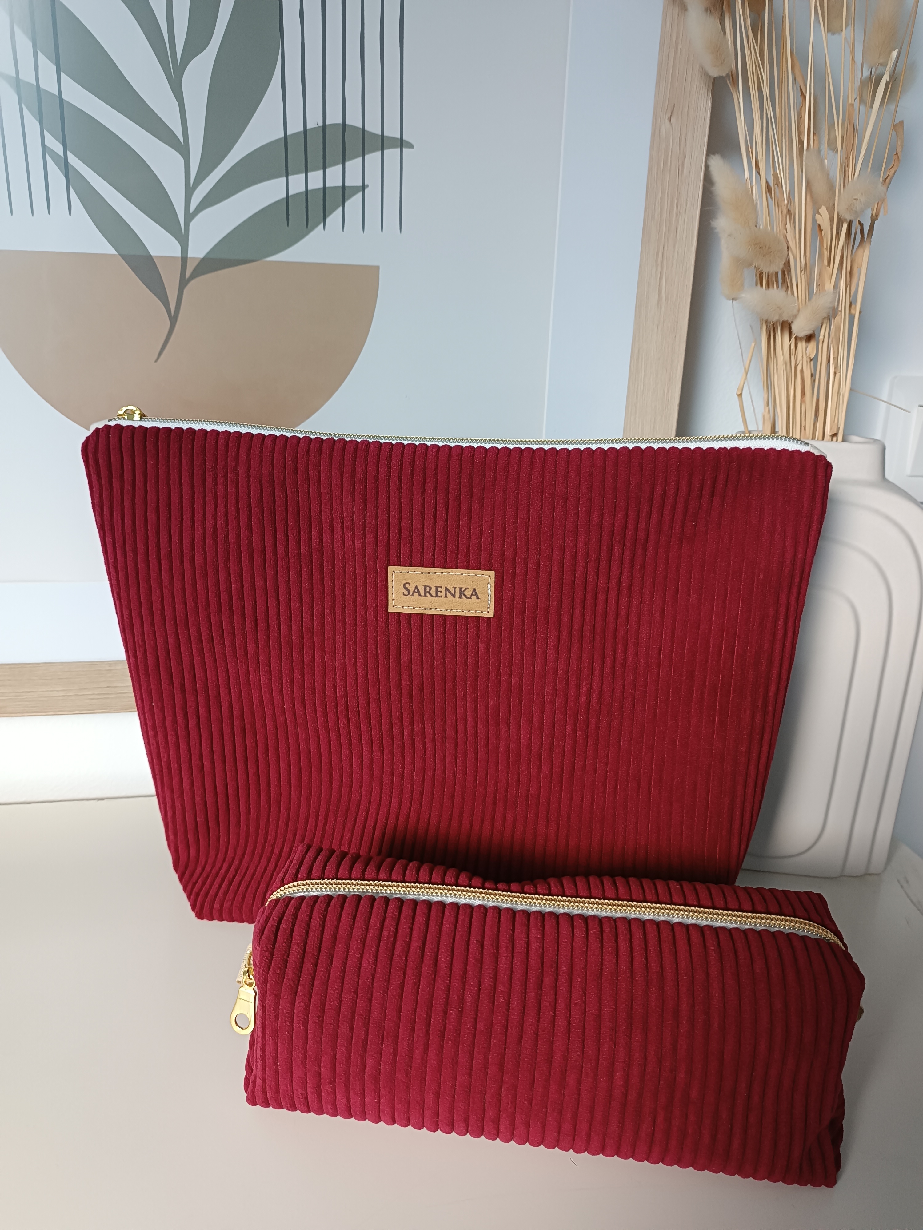 Trousses de toilette et maquillage | Velours intérieur Jouy