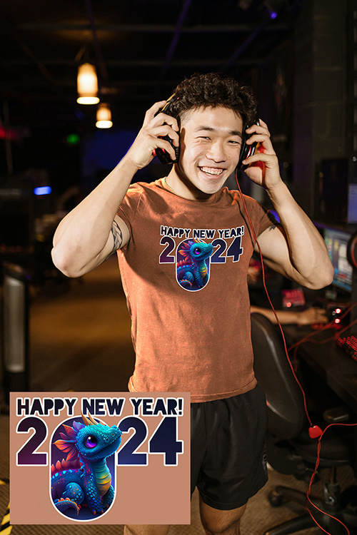 T-Shirt Graphic - New Year 2024