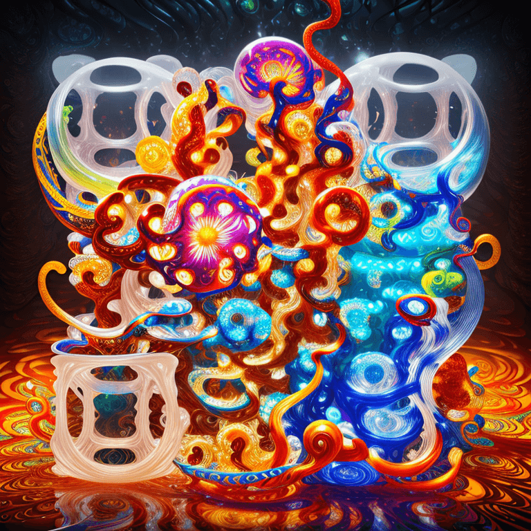 Colorful Swirl Art QR Code🌀
