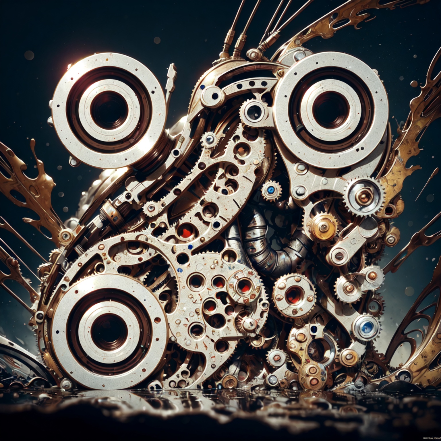 Mechanical QR Code Art⚙️