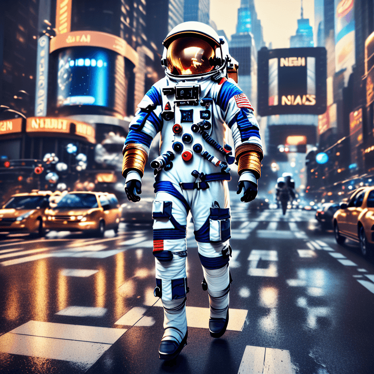 Urban Astronaut Adventure - Interactive QR Code Art🧑🚀