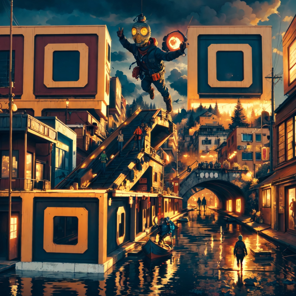 A Fantasy QR Code Place at Sundown 🪄