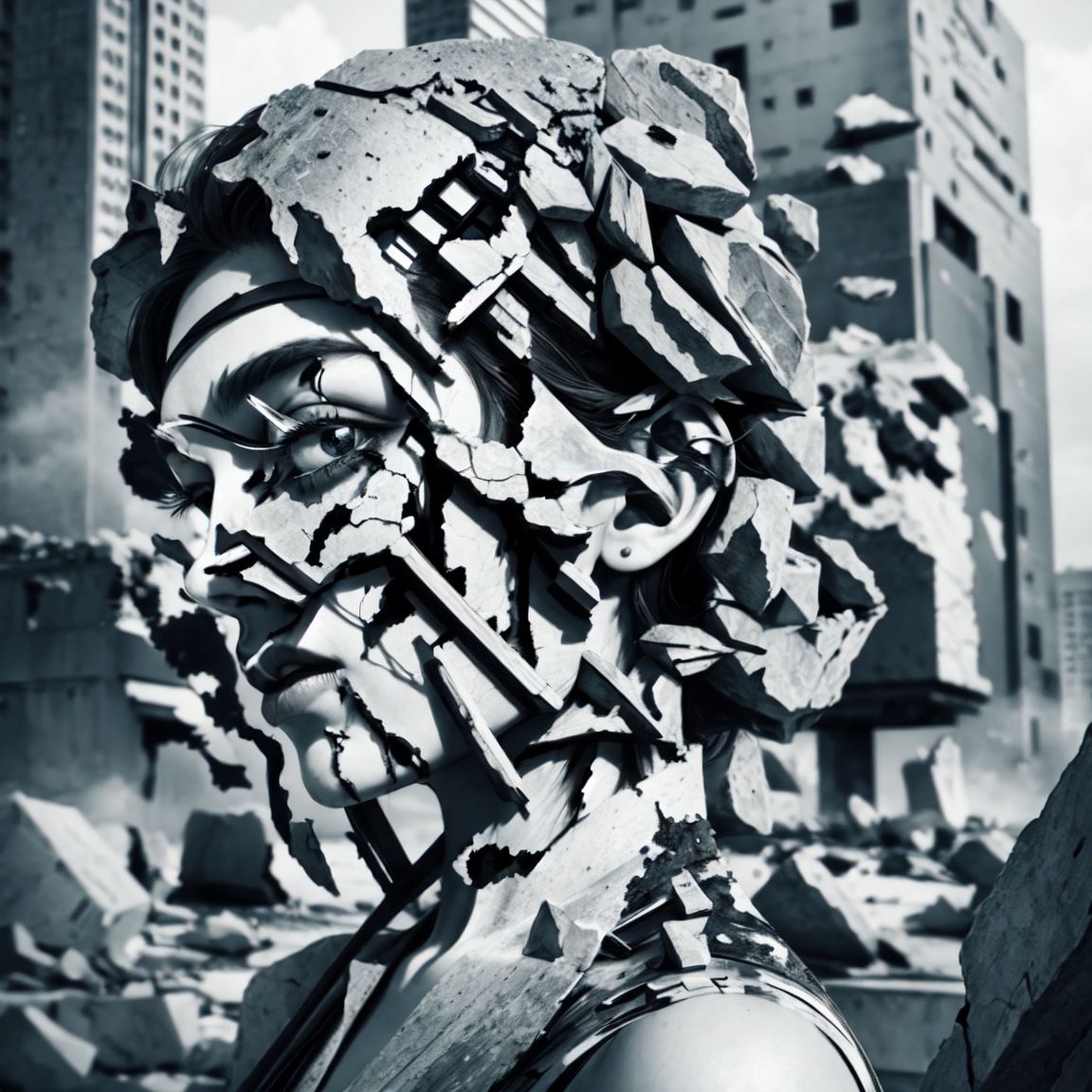 The Woman Portrait QR Code: A Gateway to Surrealism