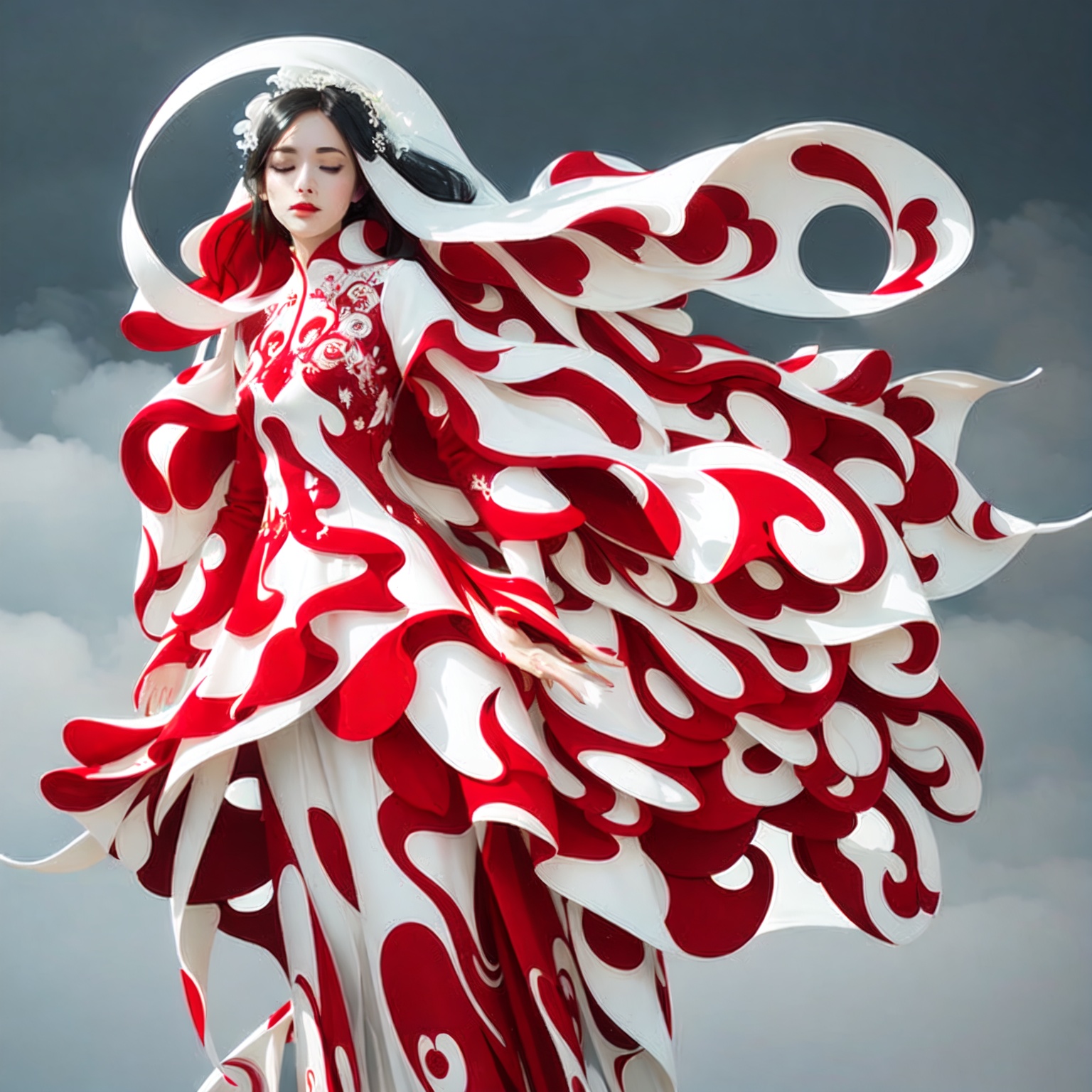  Artistic Flowing Motion QR Code Shapes