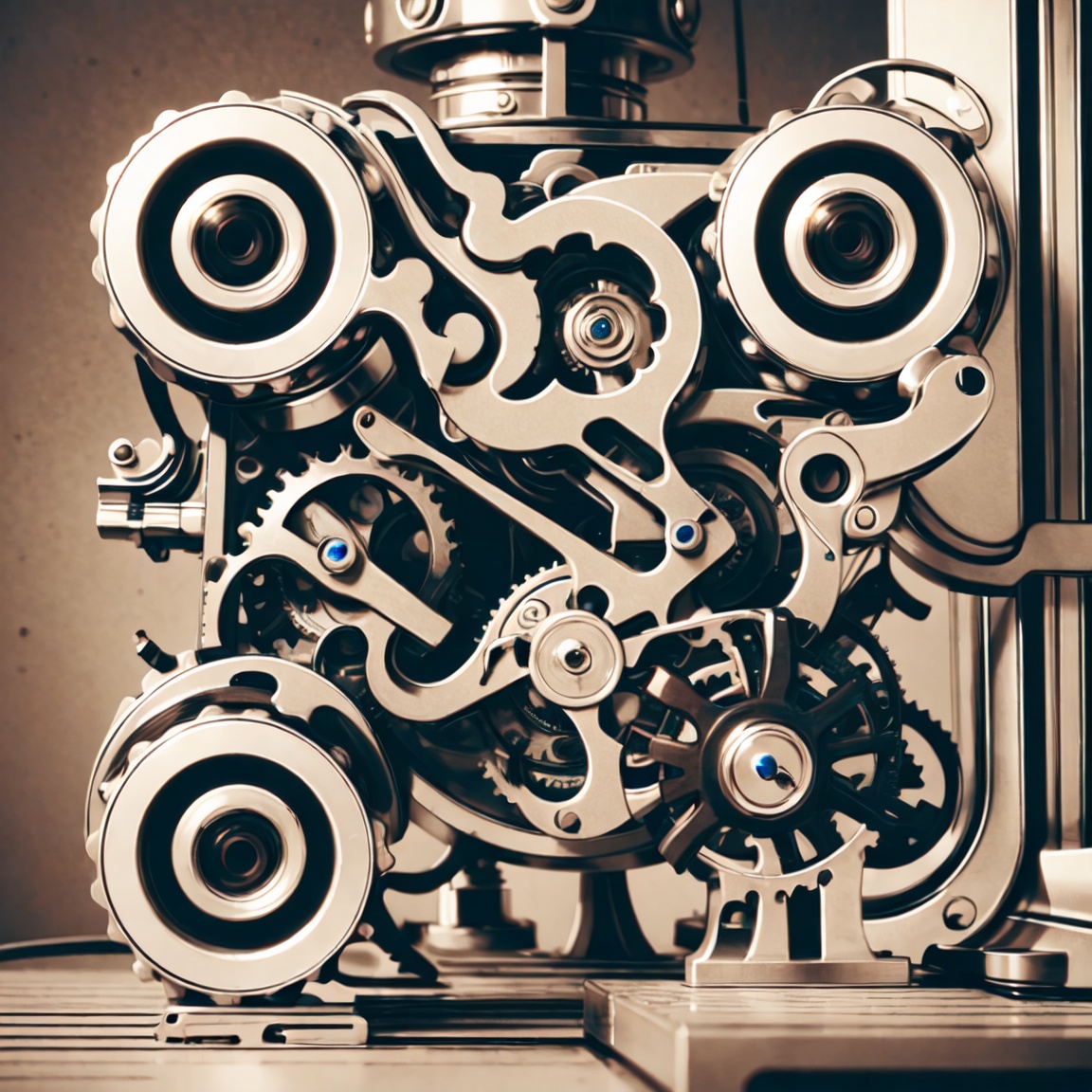 Mechanical QR Code Artwork⚙️
