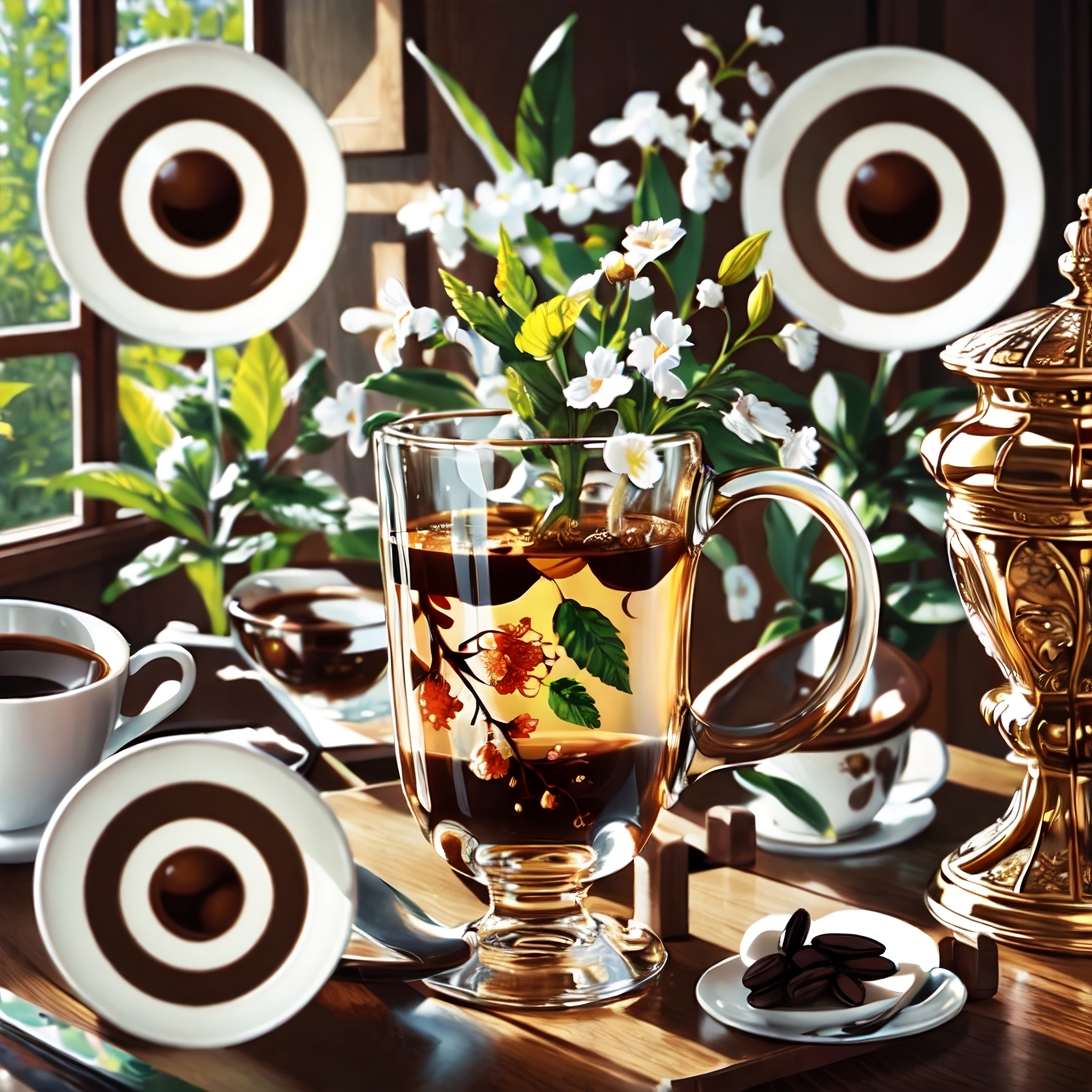 Serene Morning Herbal Tea QR Code