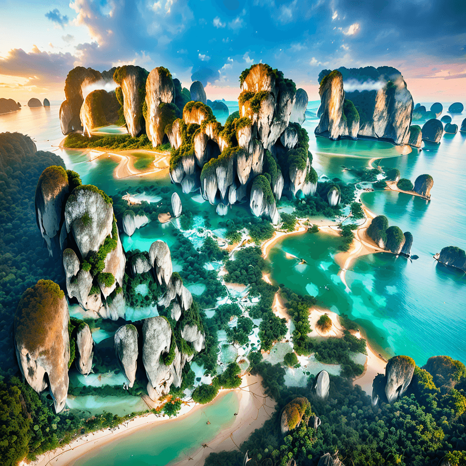 Krabi Aerial View QR code