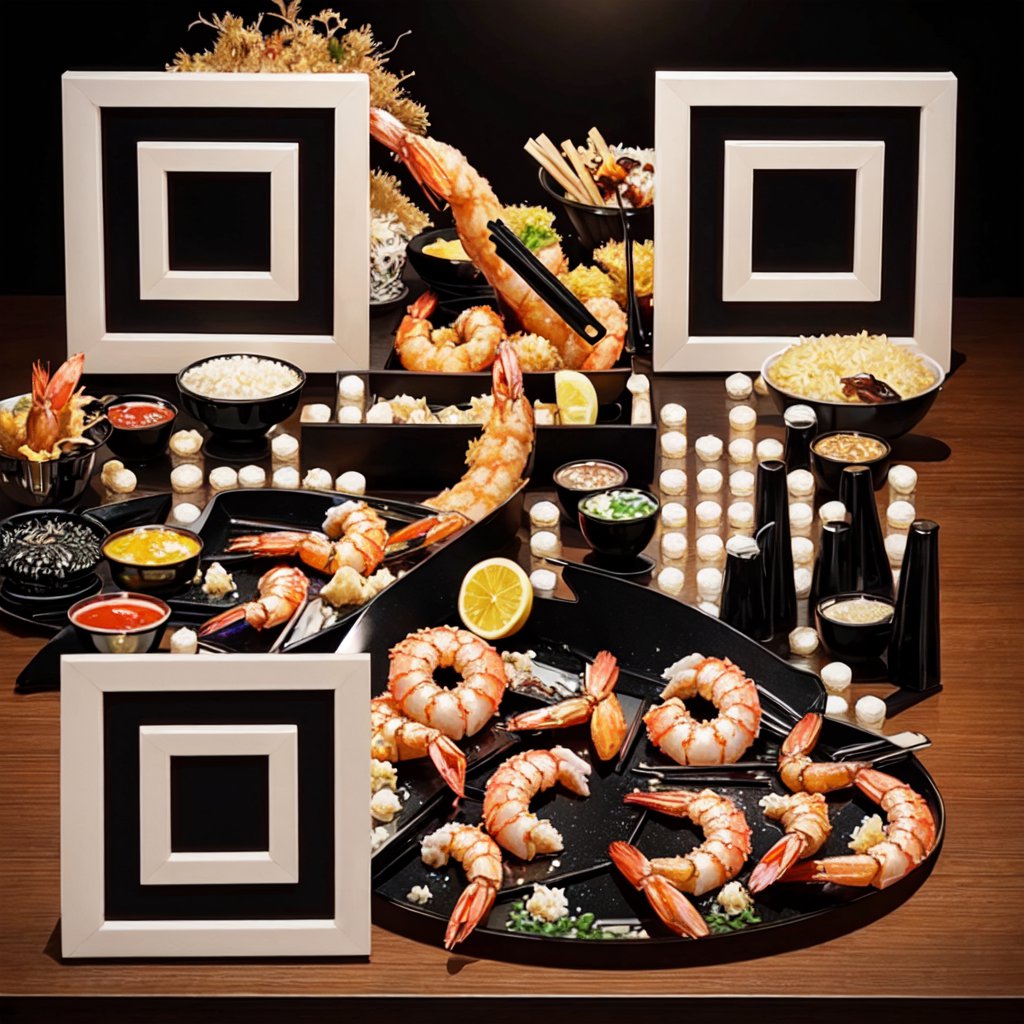 Delicious Shrimp Dish QR Code