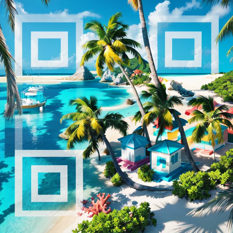 Tropical Escape QR Code