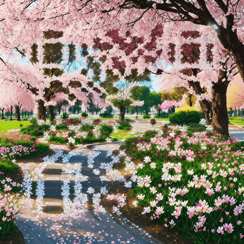 Spring BLossom Bloom QR Code