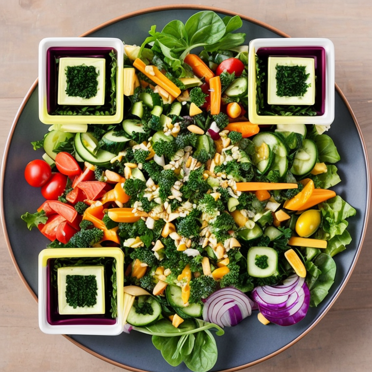 Fresh Veggie Salad QR code