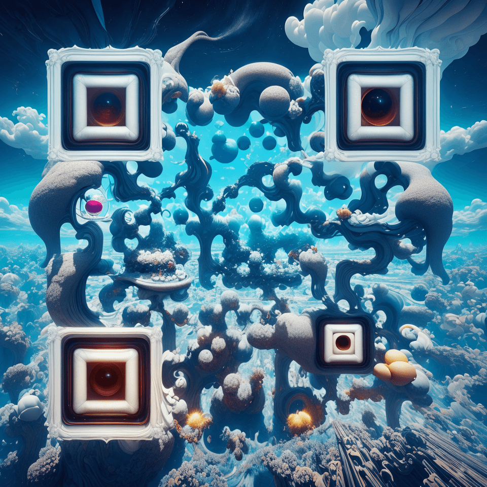 Surreal Dreamscape QR Code