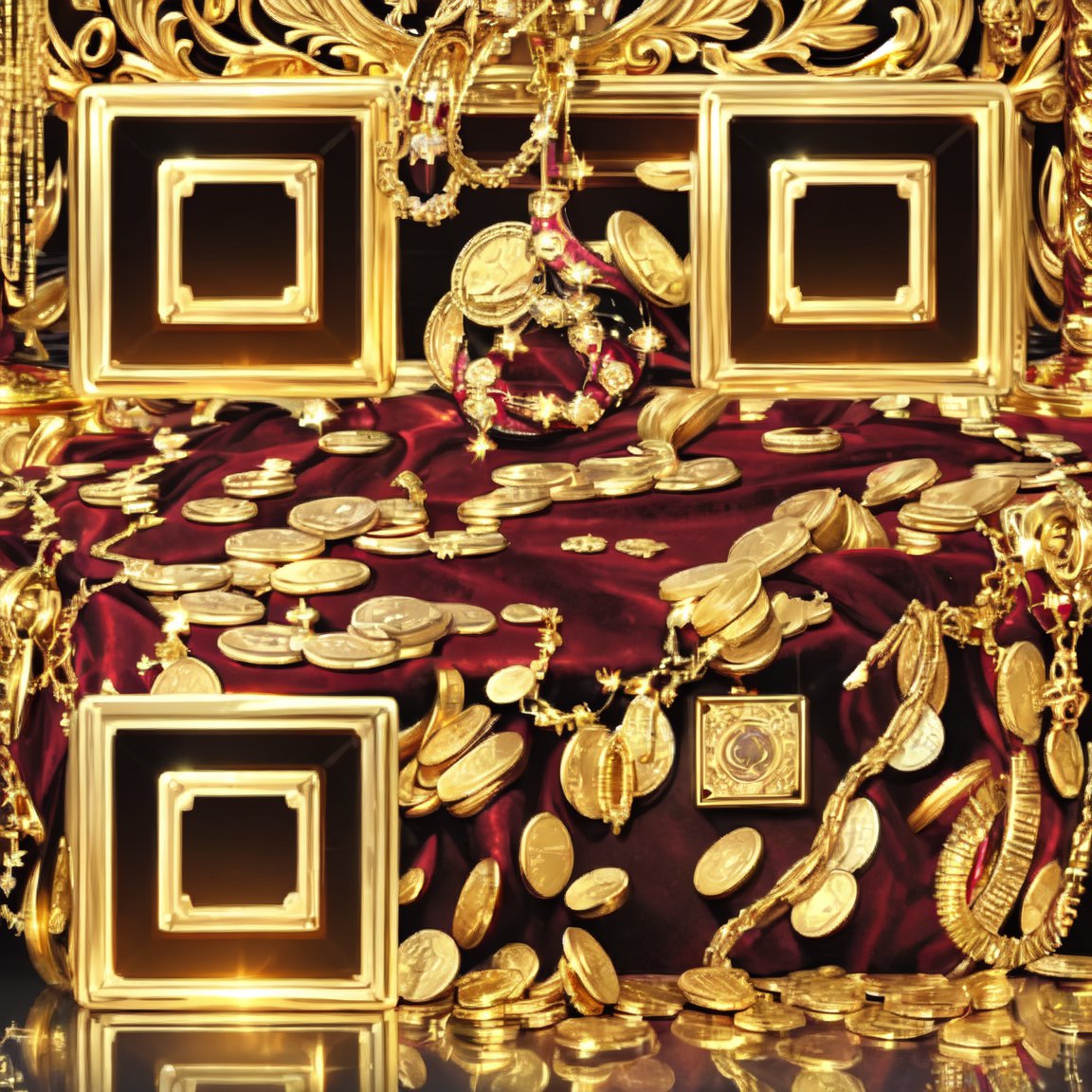 QR Code made of Gold