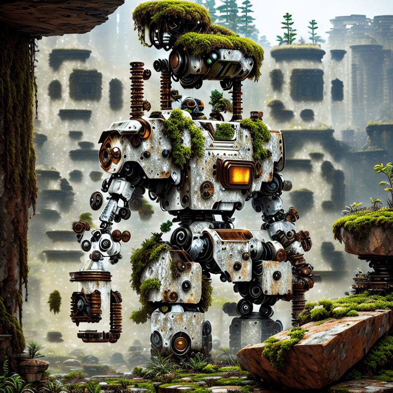 Abandoned Mech QR Code