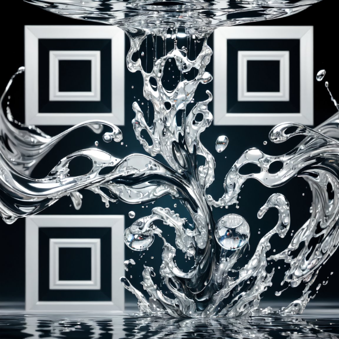 Liquid Art QR code
