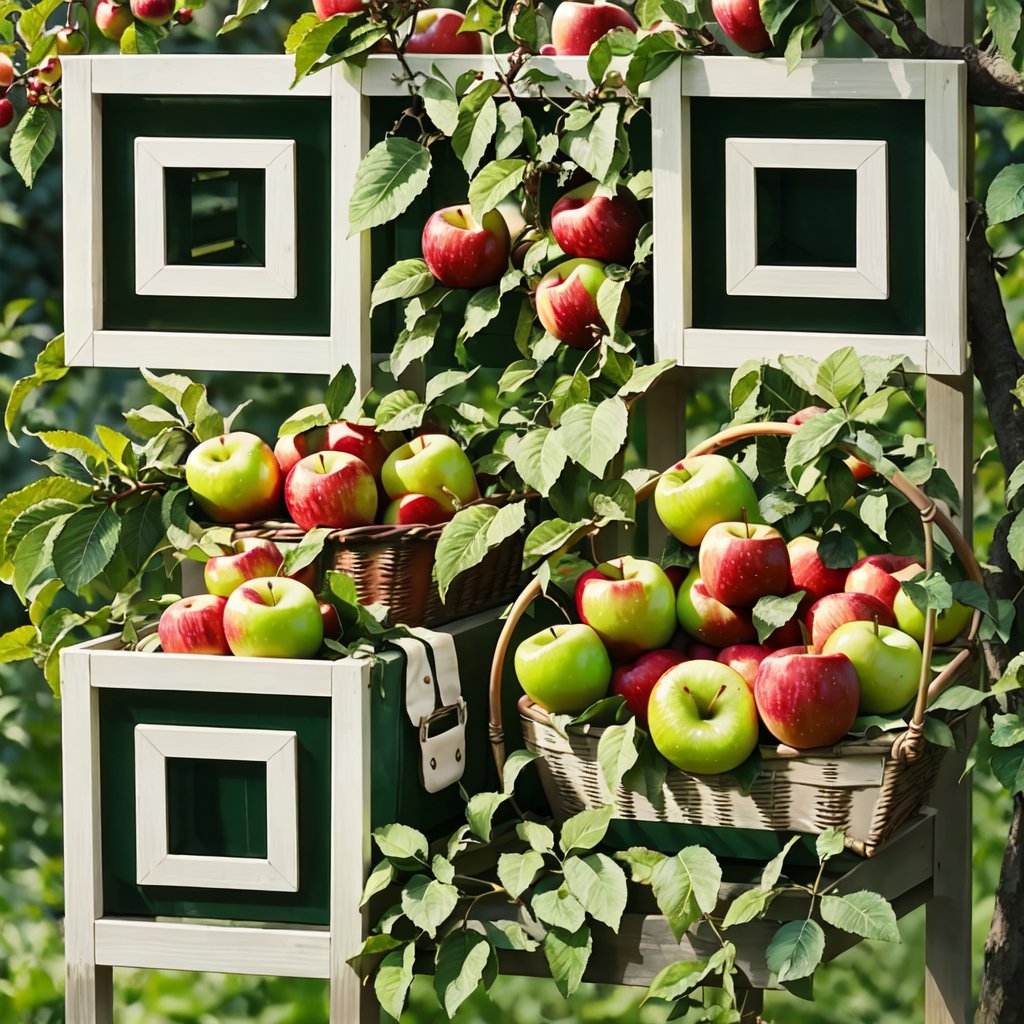 Nature-Inspired Apple QR Code