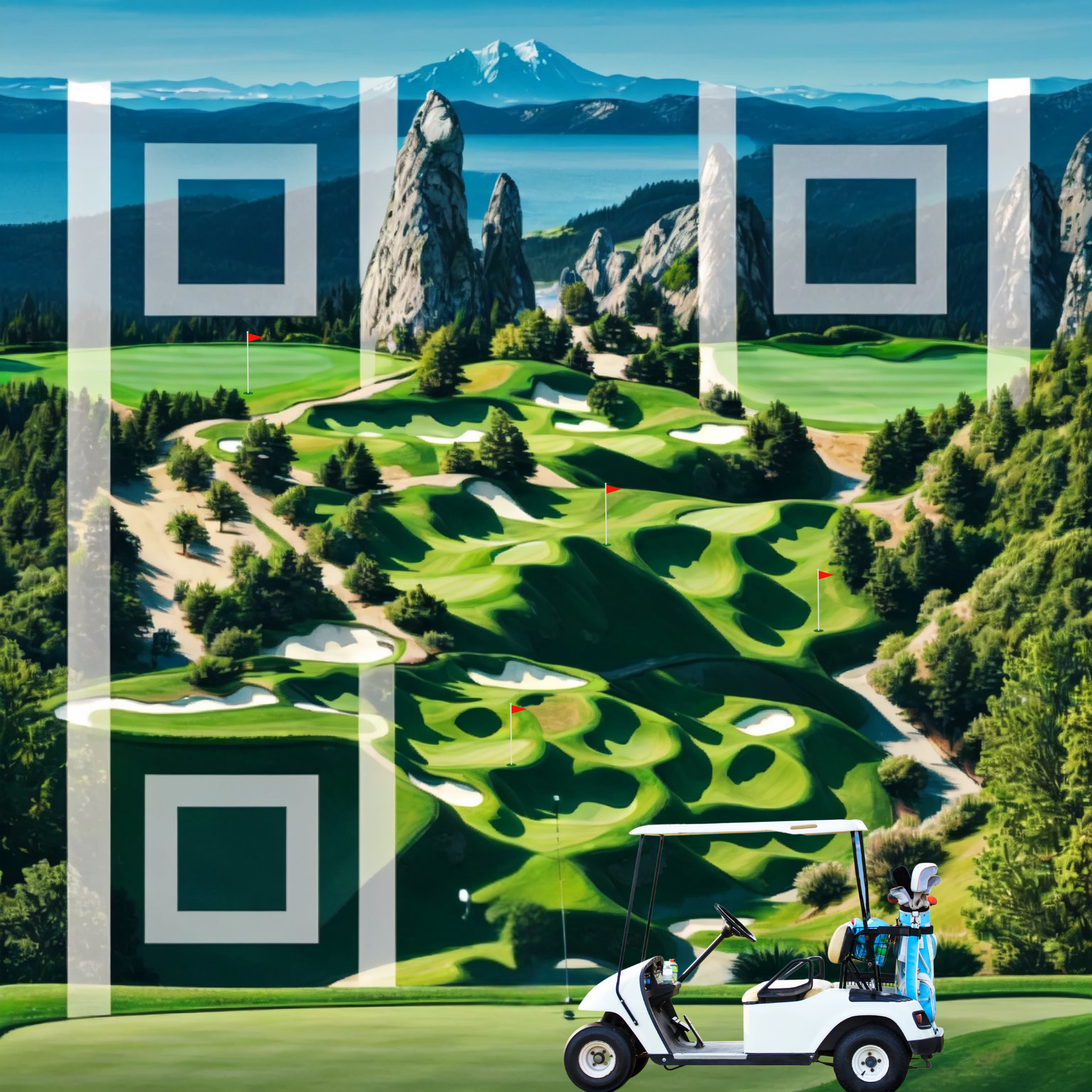 Golf Course Qr code