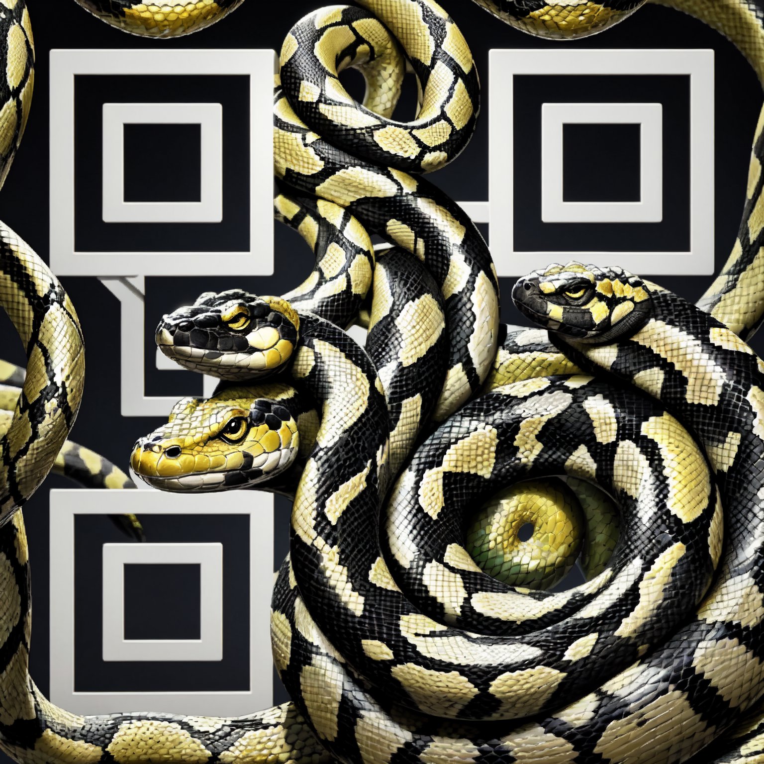 Snake QR code