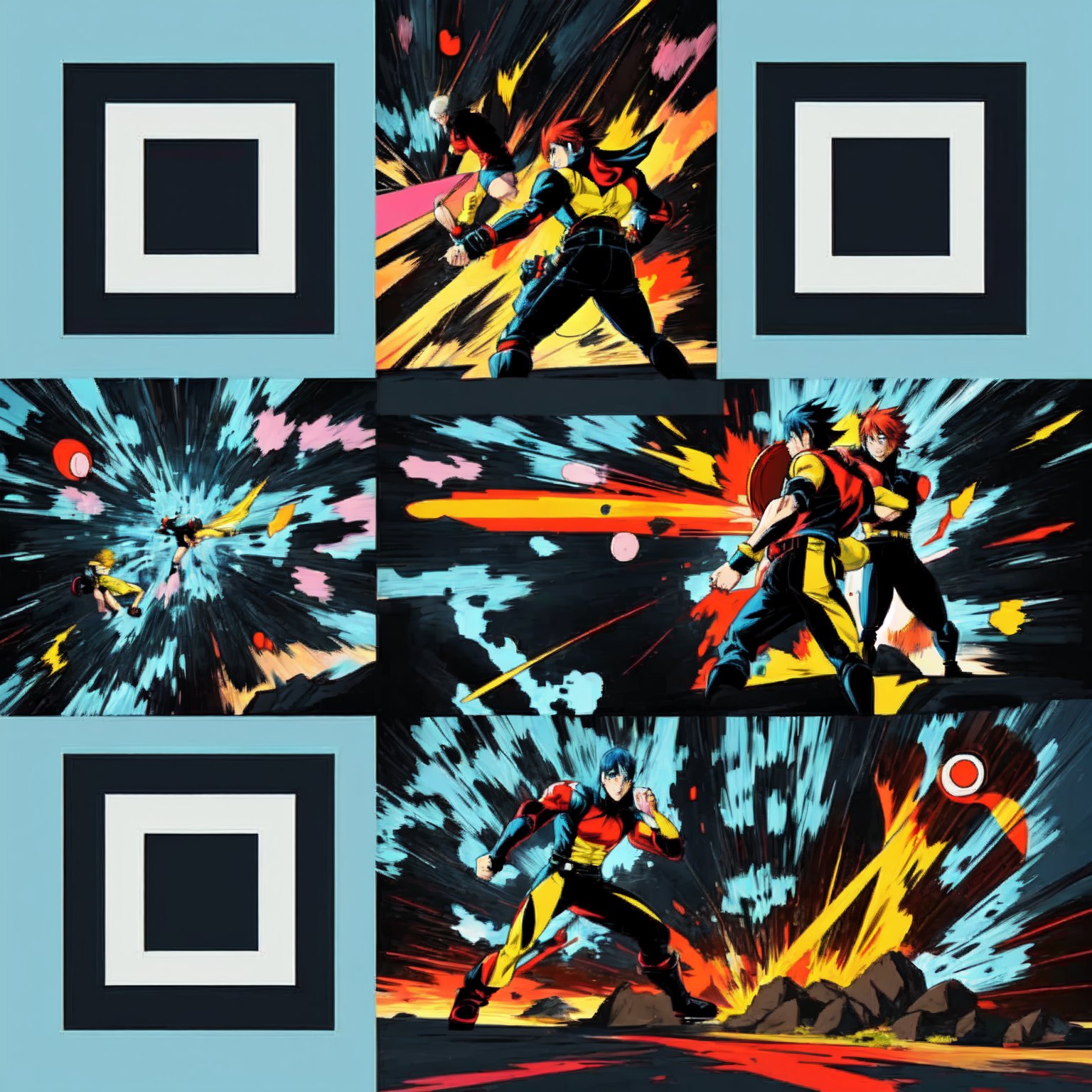 Manga Action QR Code
