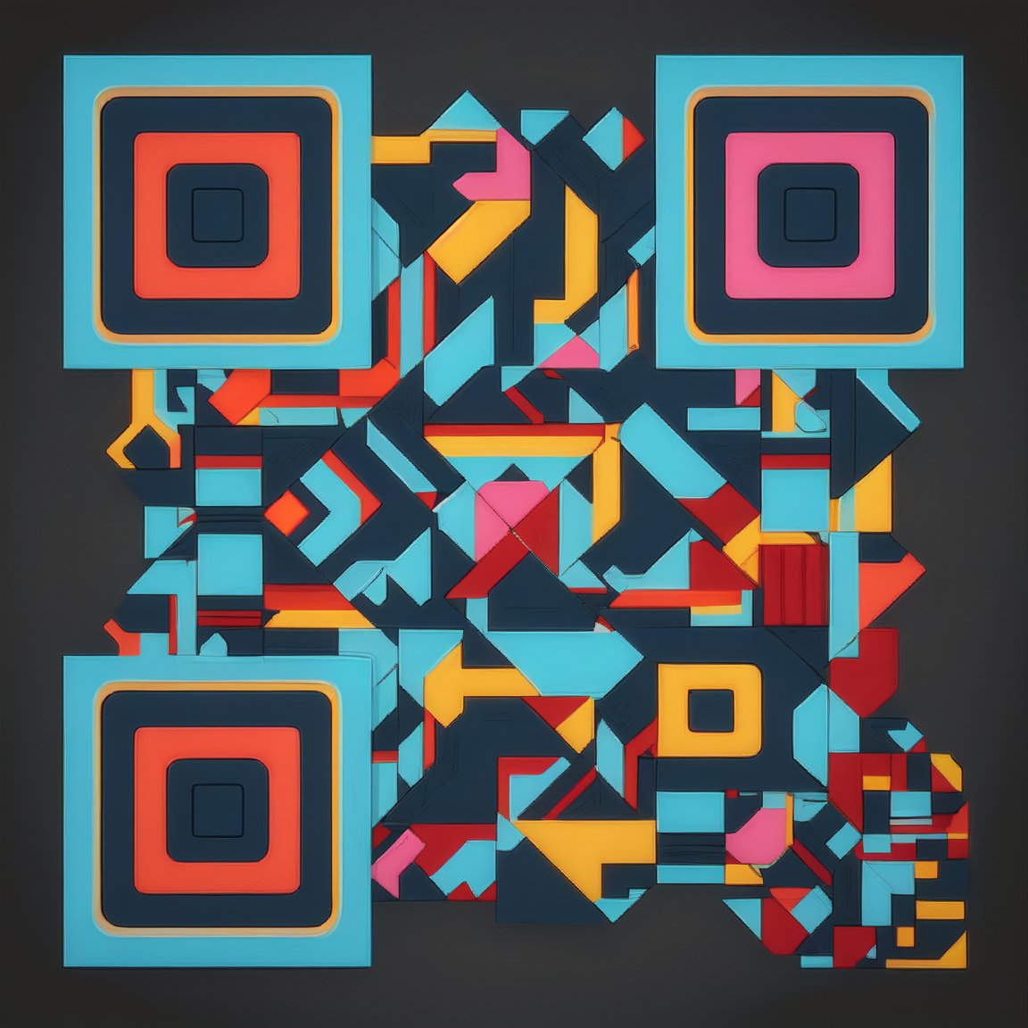  Abstract Art QR Codes 