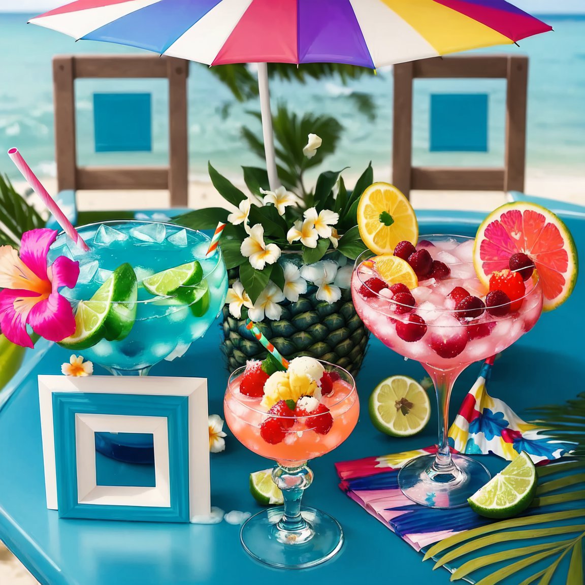 Tropical Fruit Coctail QR code