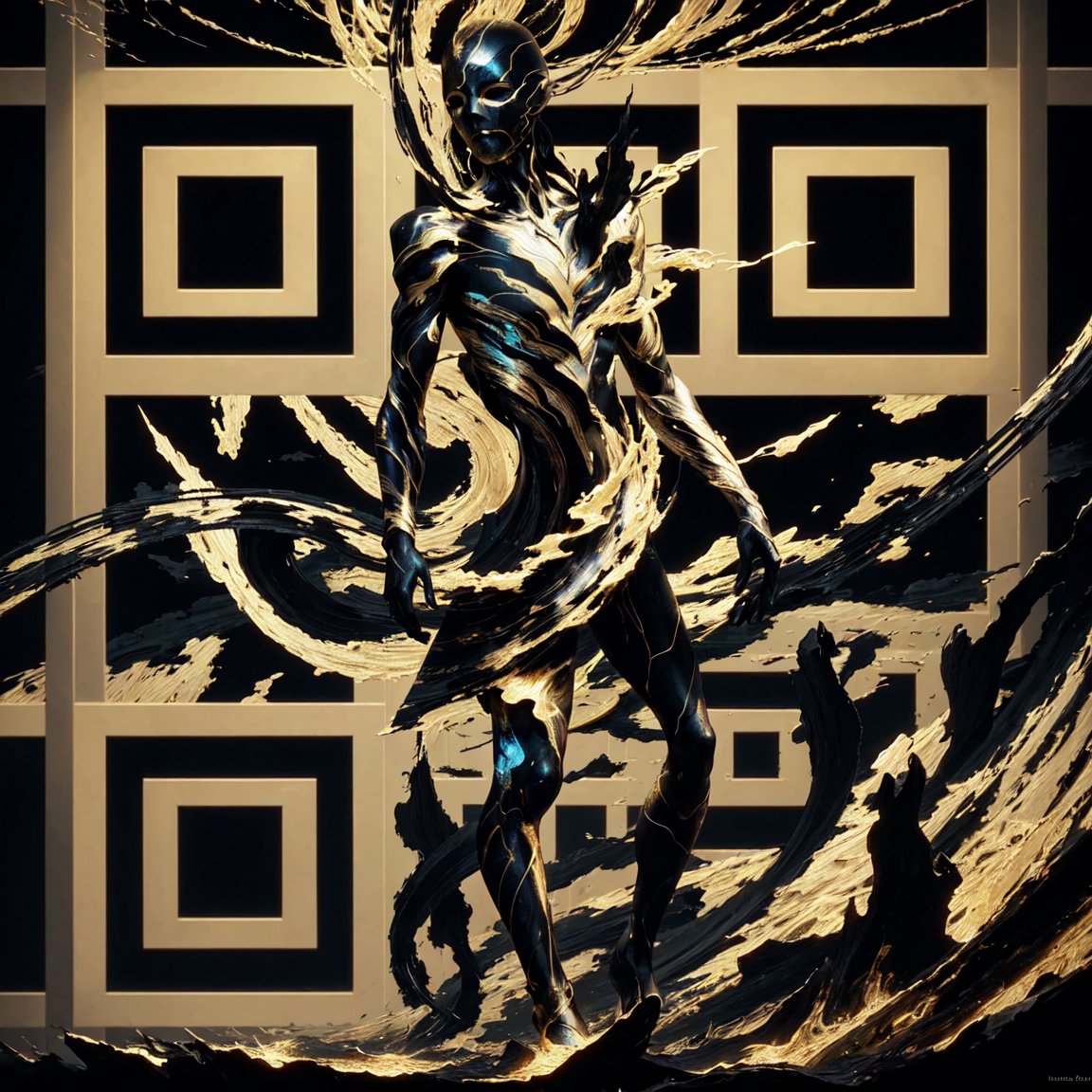 Golden Chaos QR Code