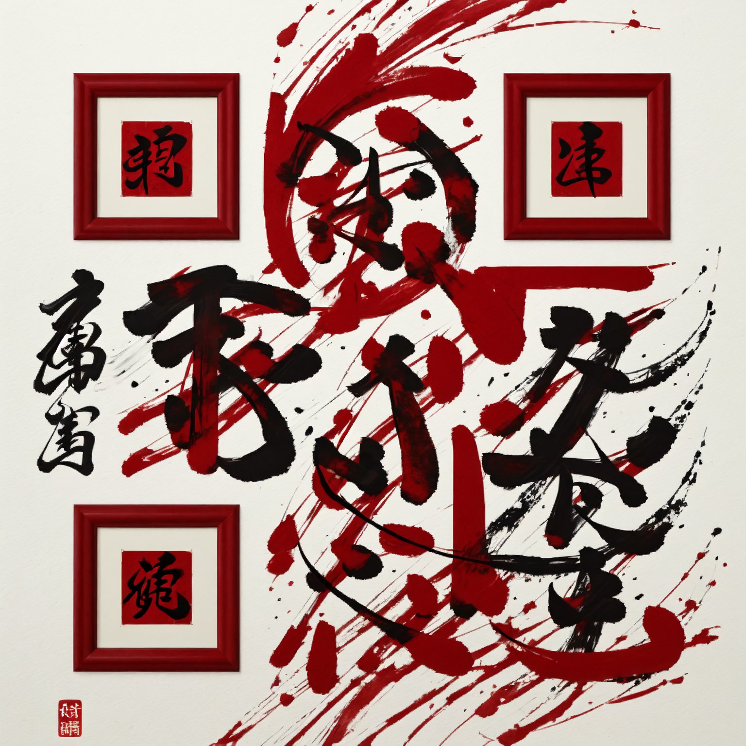 Chinese Ink Spirit QR Code