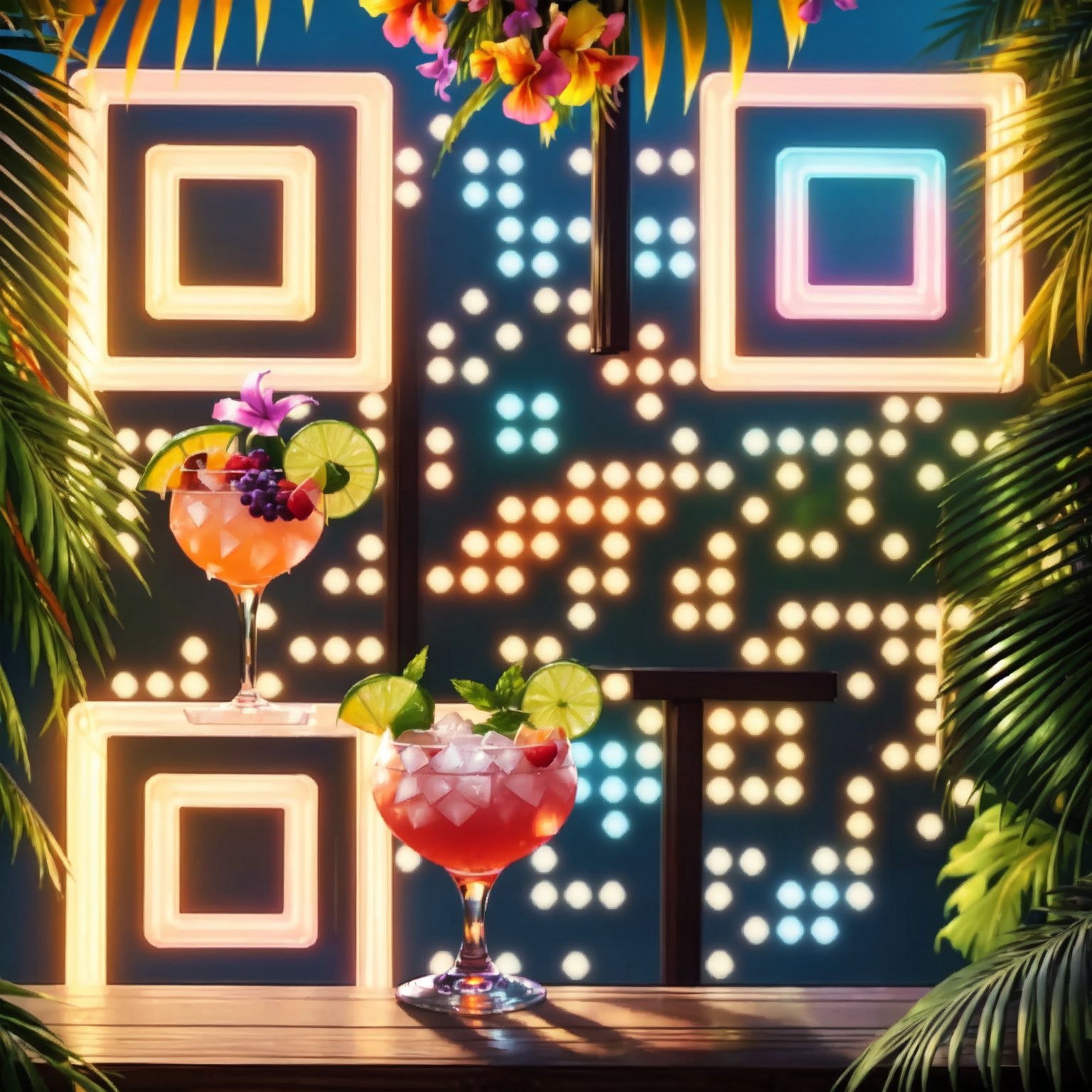 Summer Breeze Coctail QR Code