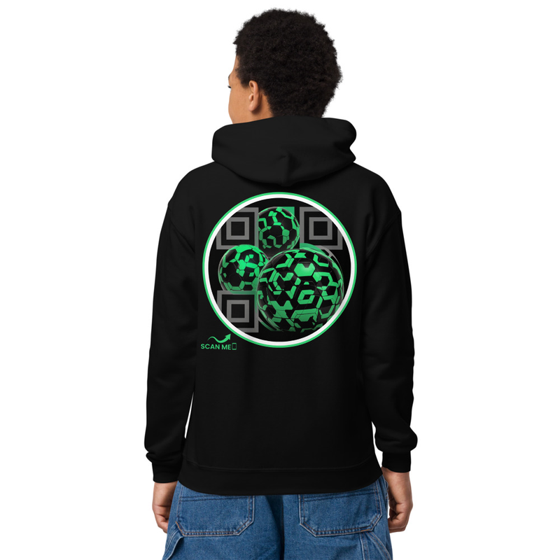 Soccer QR Code Hoodie – Scan & Play!