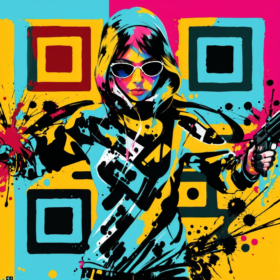 QR Code with a Splash of Attitude