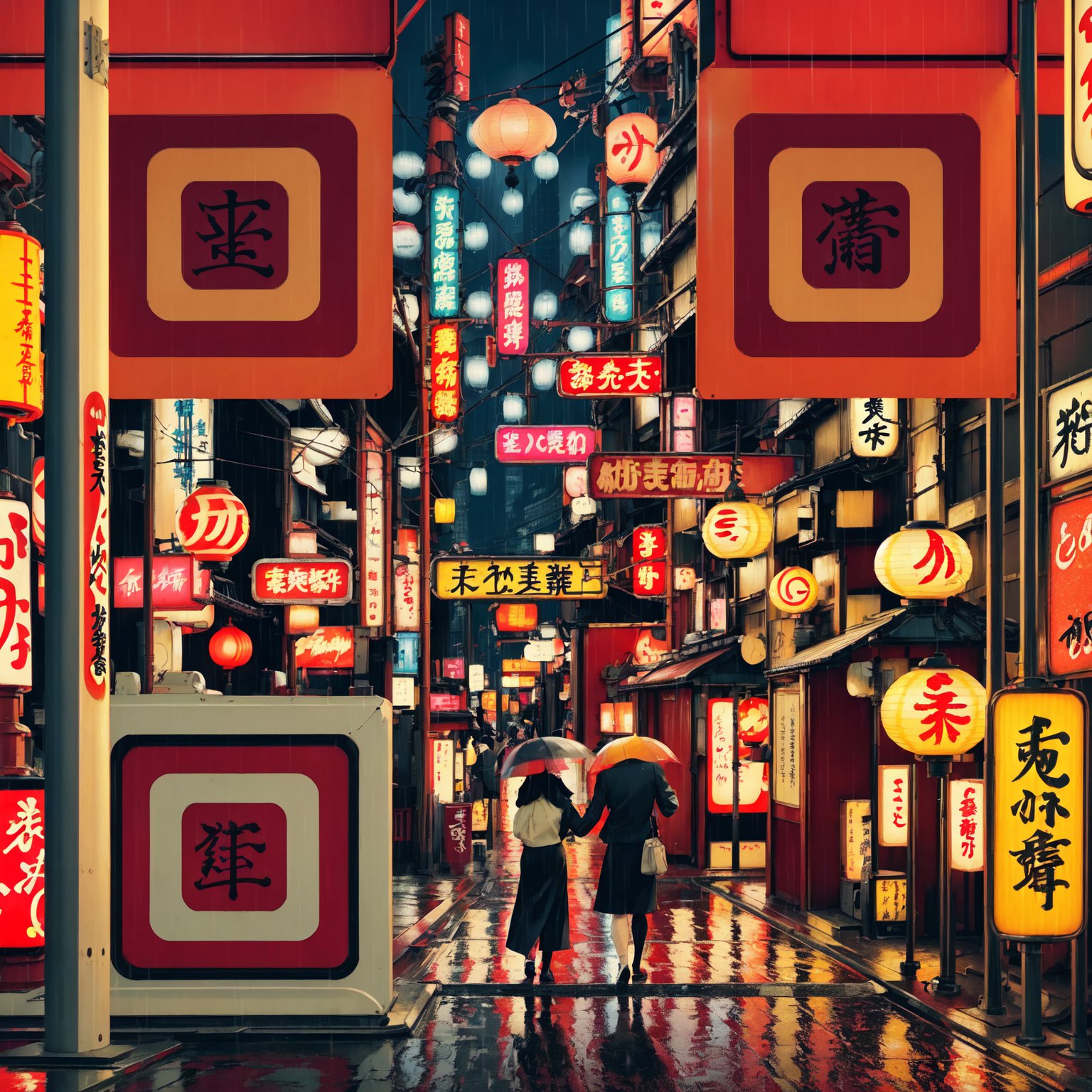 Tokyo Nights QR Art