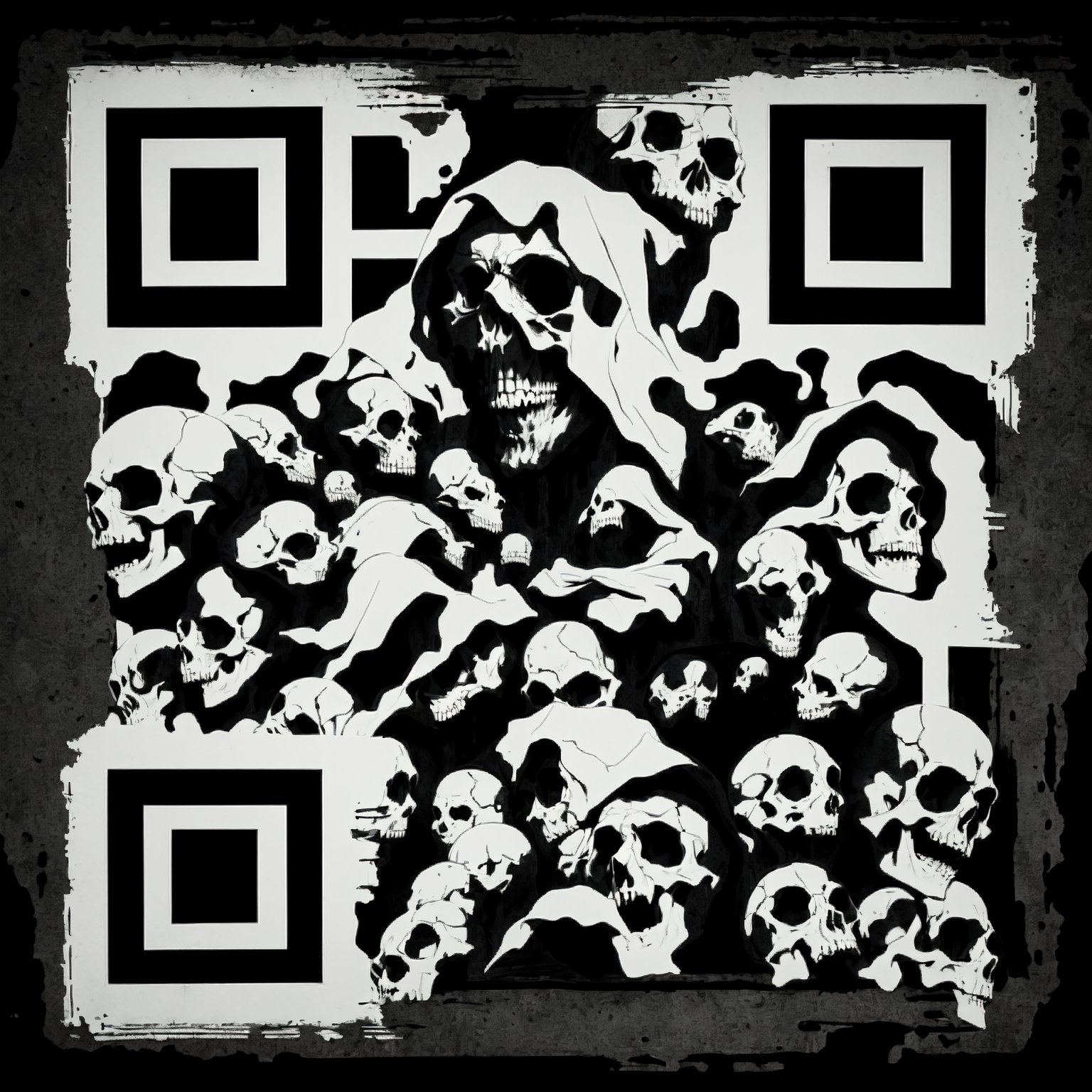 Skull Legion – QR Code Dark Art