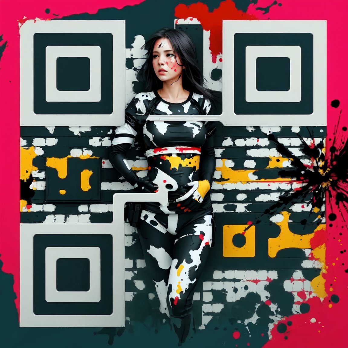 QR Code with a Splash of Attitude