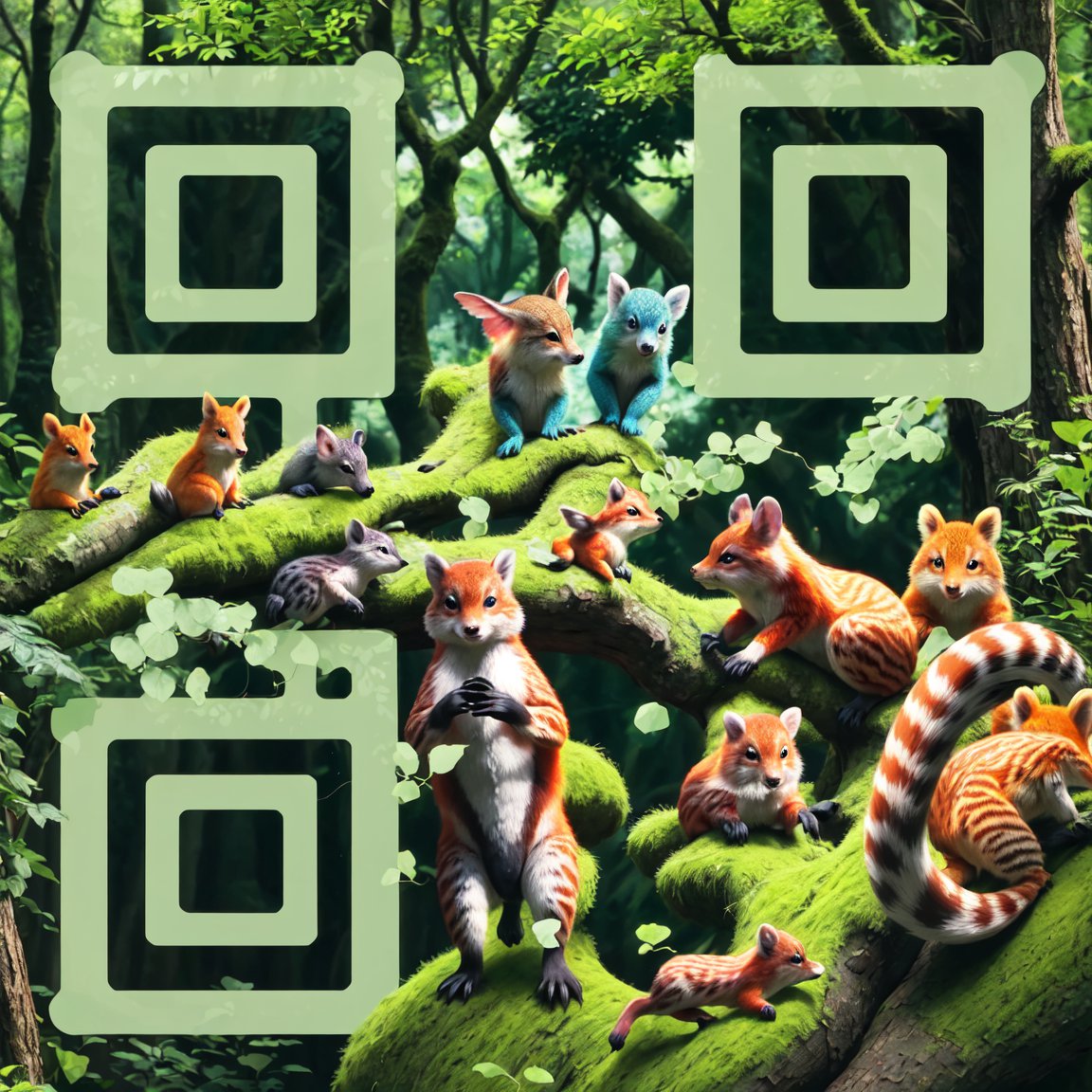 Cute Critters QR Code