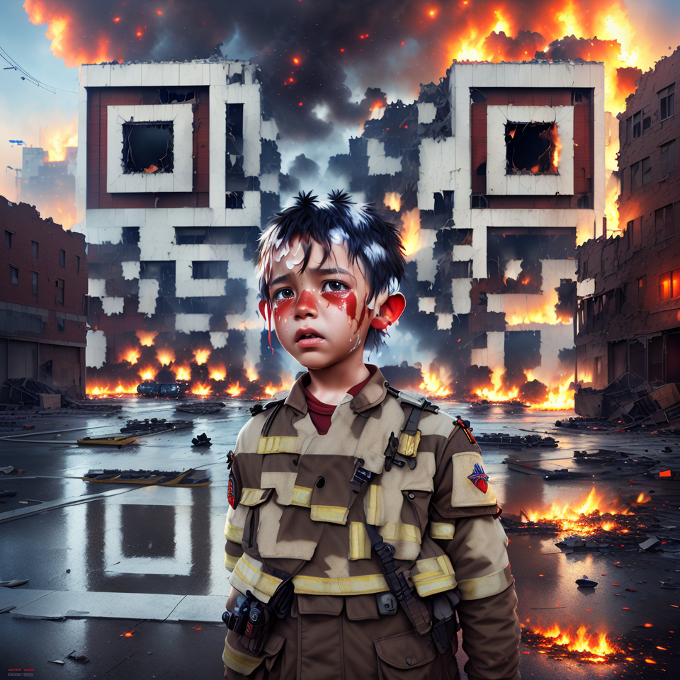 War Child QR Code – Art That Speaks Humanity